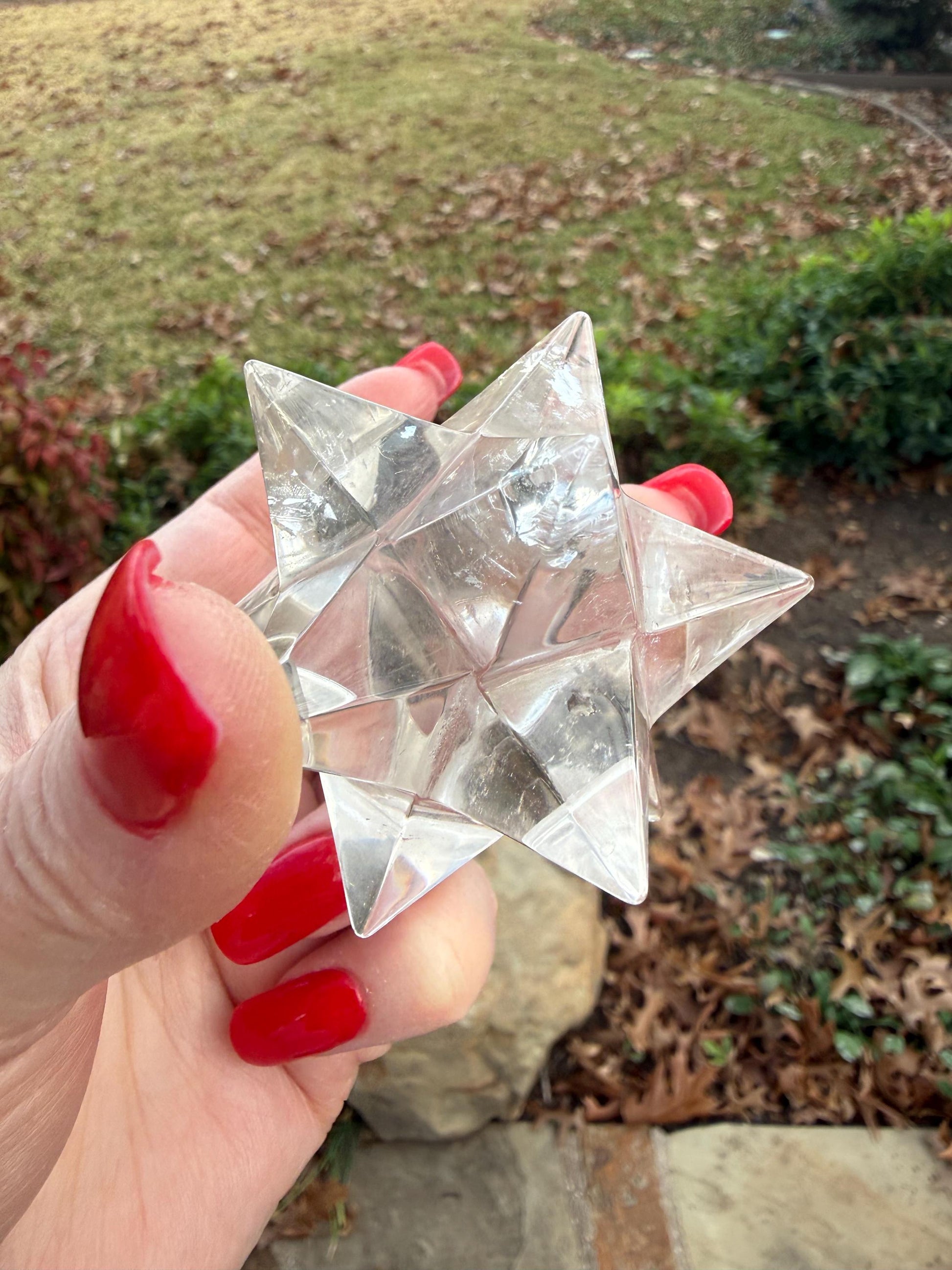 Lemurian Quartz Moravian Merkaba Star 2.5”, high vibration crystals, crystal healing, gift