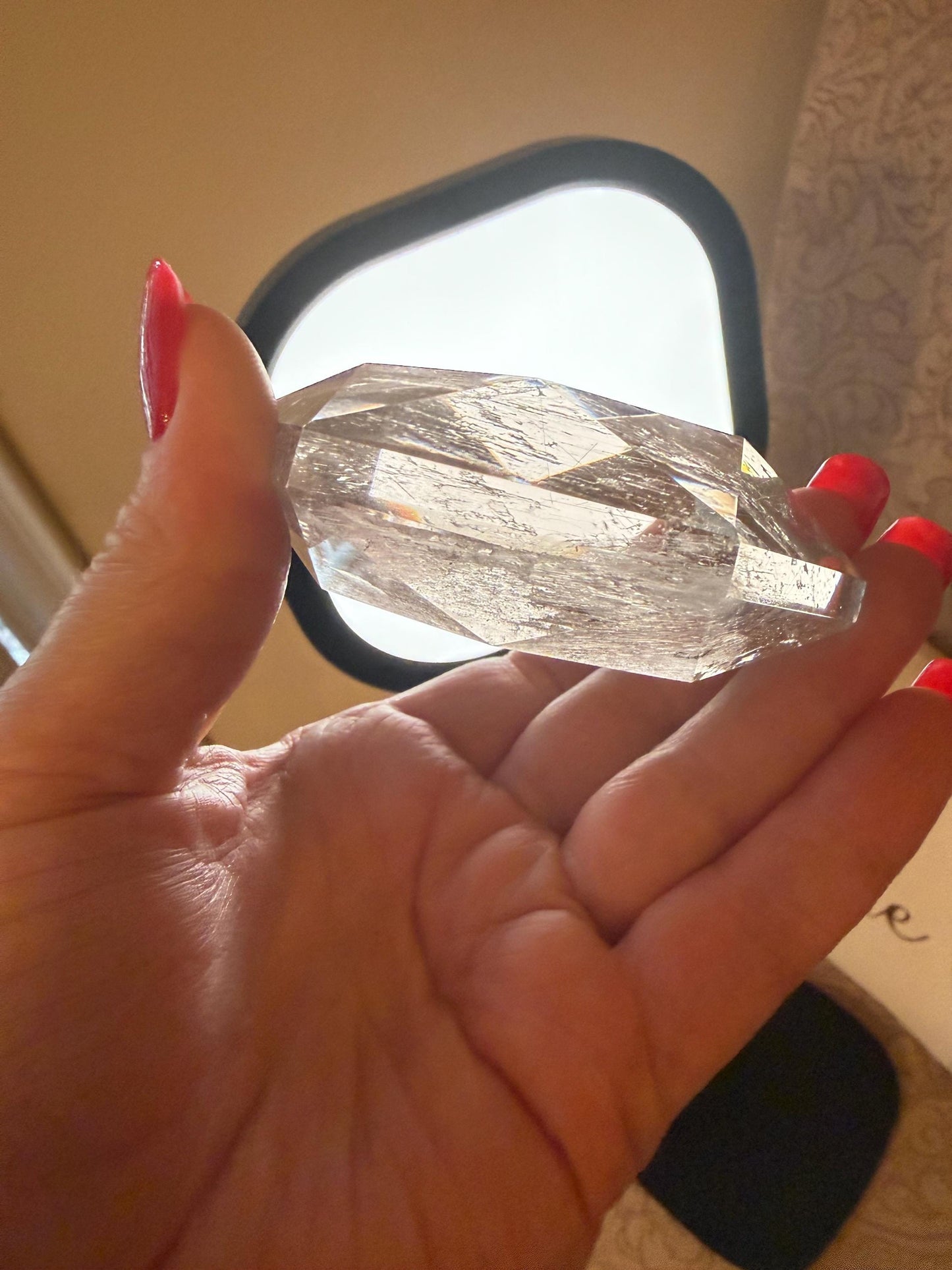 Lemurian Star, stunning carving, new, 3.6 ounces, 3”, Brazil, high vibration crystal healing, crystals, altar, gift