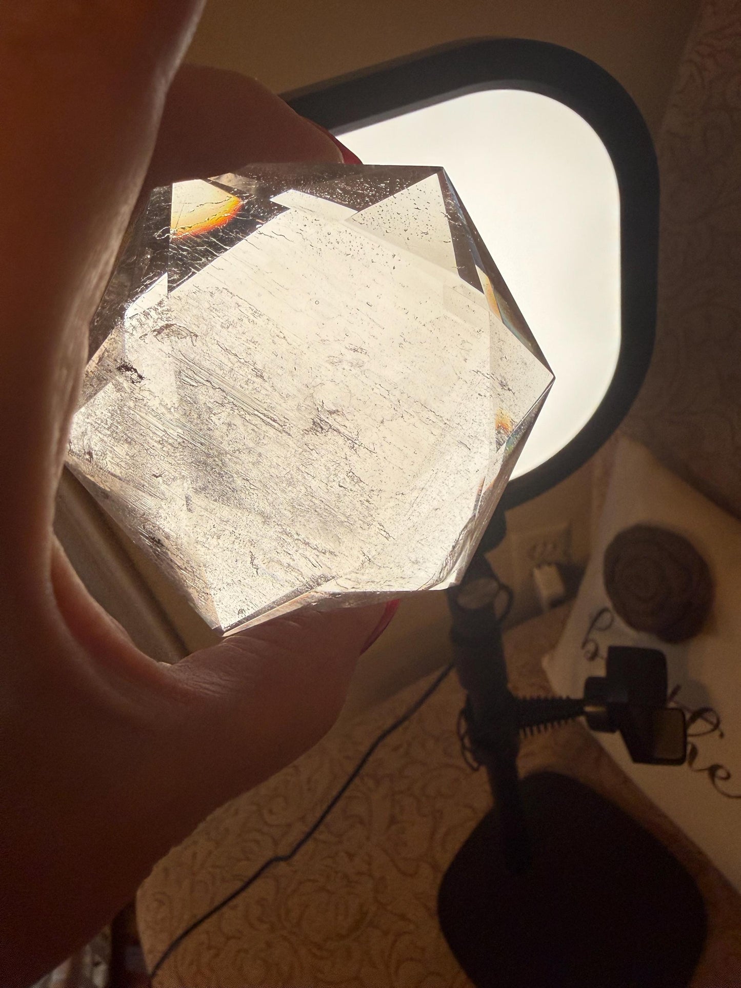 Lemurian Star, stunning carving, new, 3.6 ounces, 3”, Brazil, high vibration crystal healing, crystals, altar, gift