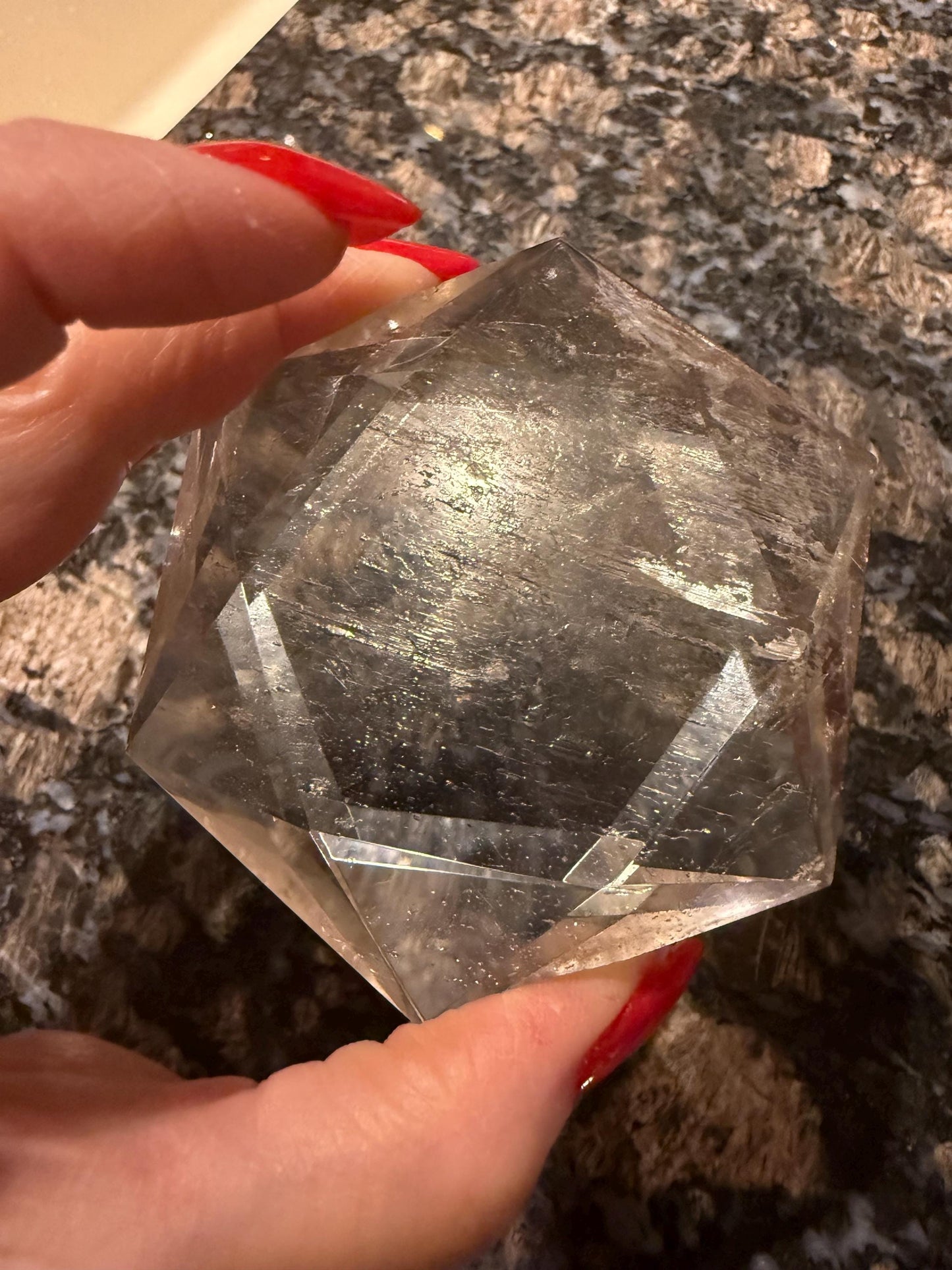 Lemurian Star, stunning carving, new, 3.6 ounces, 3”, Brazil, high vibration crystal healing, crystals, altar, gift