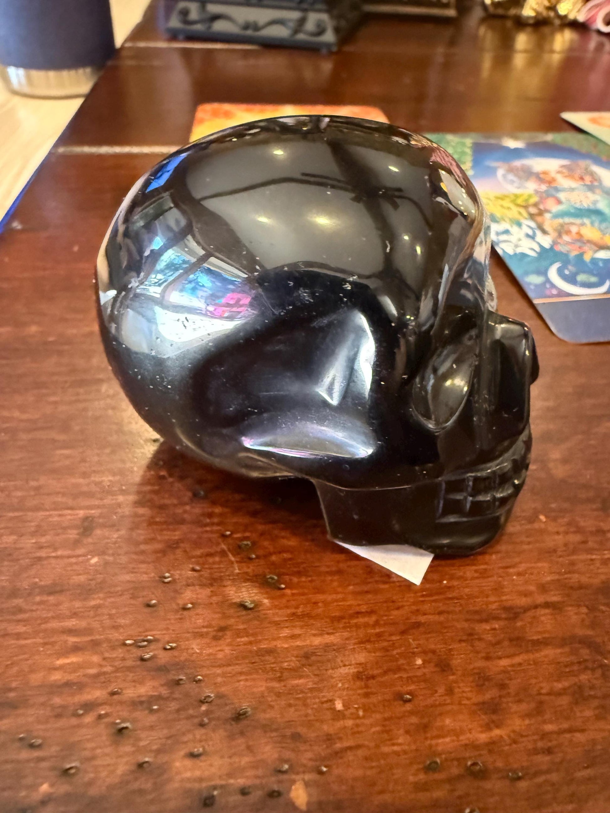 Black Obsidian Skull, 2.5”, crystal healing, crystals gift, reiki