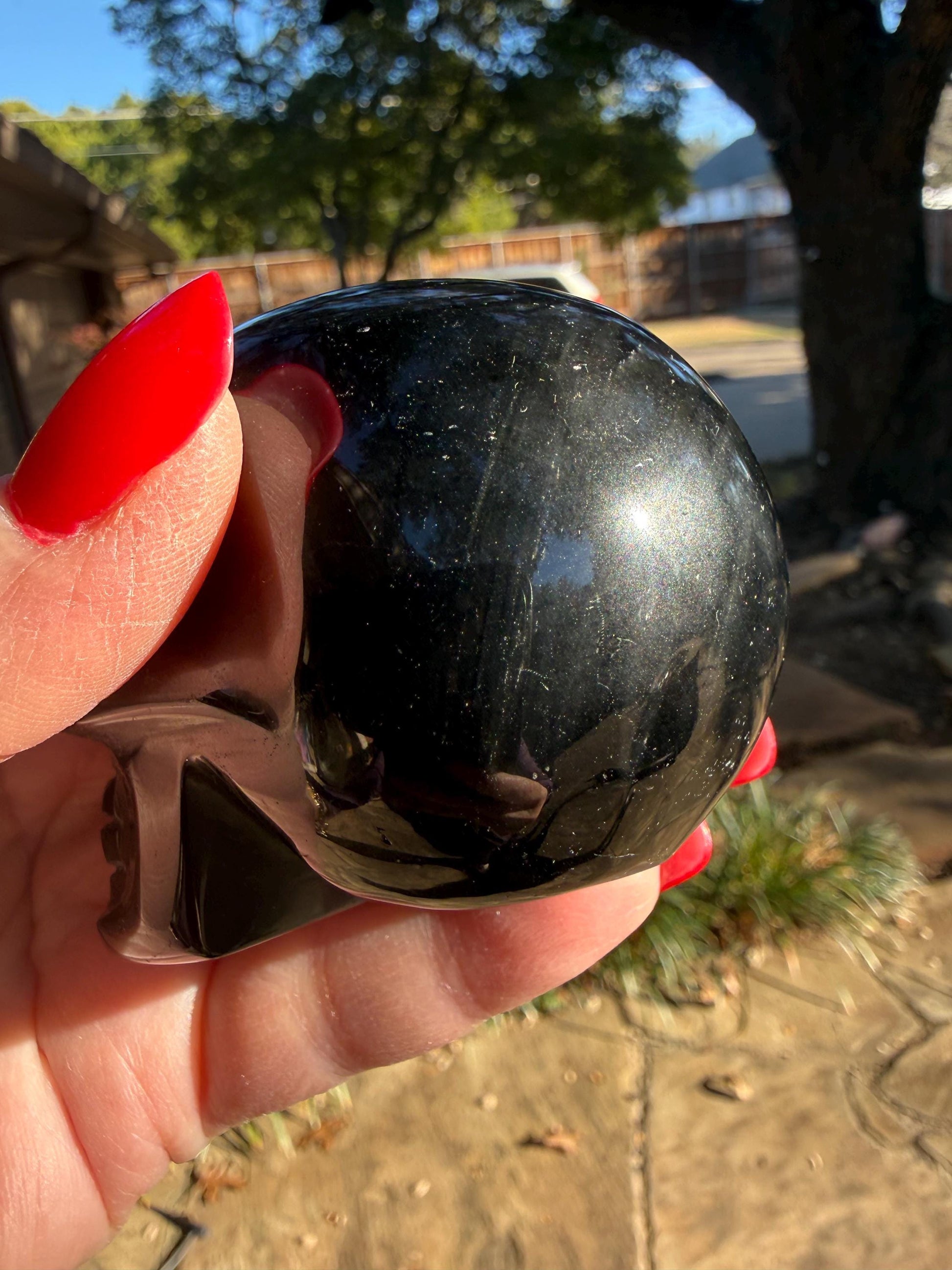 Black Obsidian Skull, 2.5”, crystal healing, crystals gift, reiki