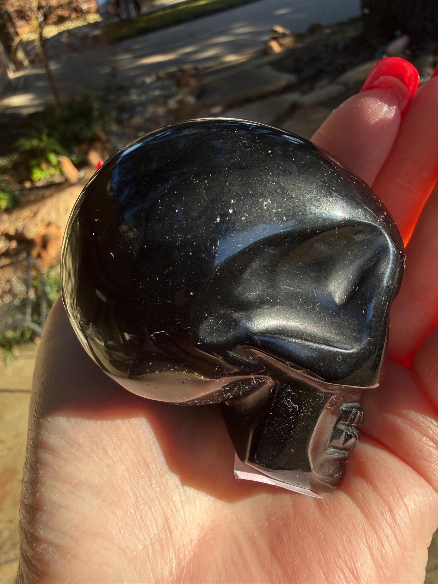 Black Obsidian Skull, 2.5”, crystal healing, crystals gift, reiki