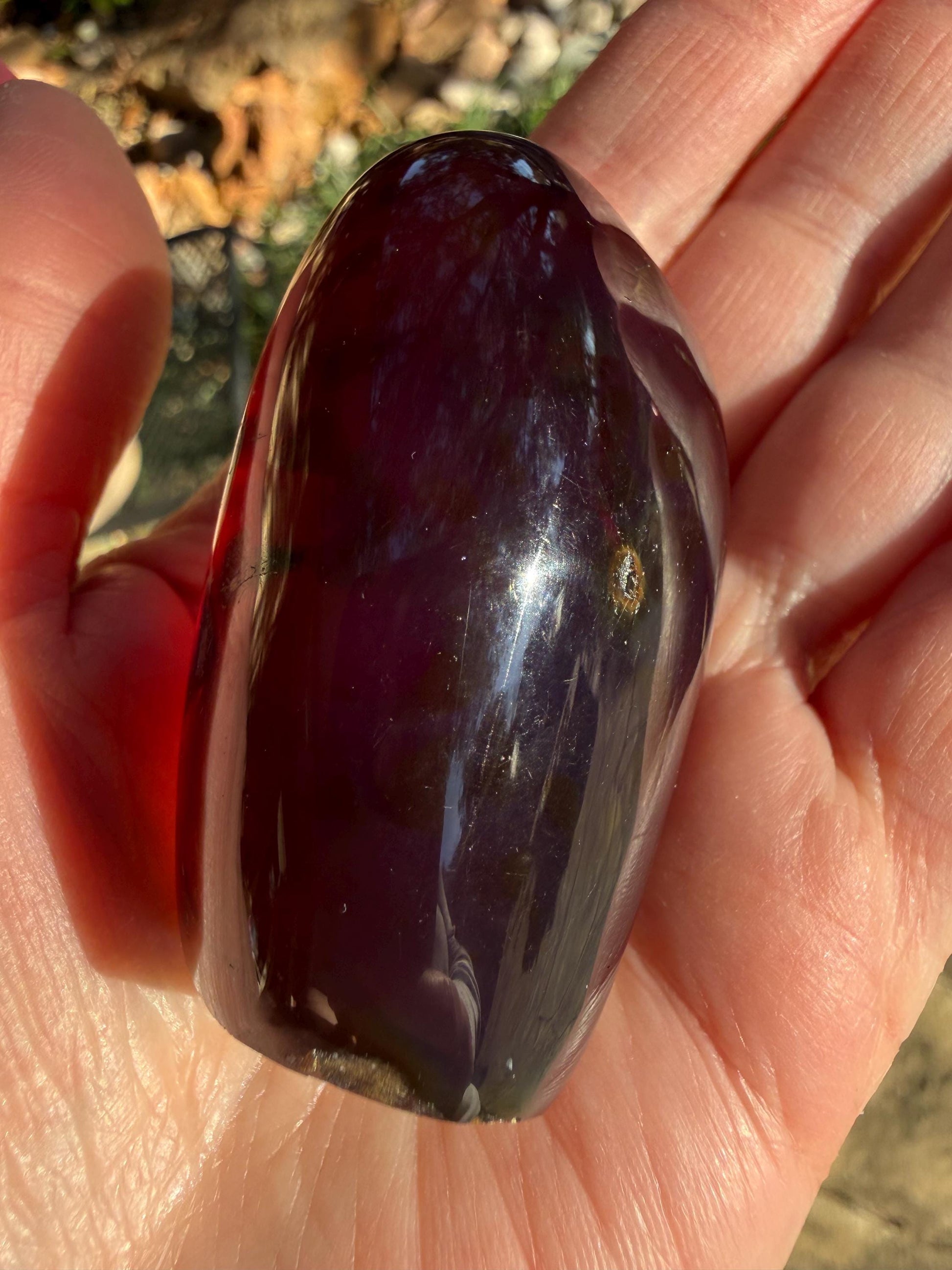 Polished authentic amber Freeform, altar, gift, high vibration crystals, crystal healing, 2.25”