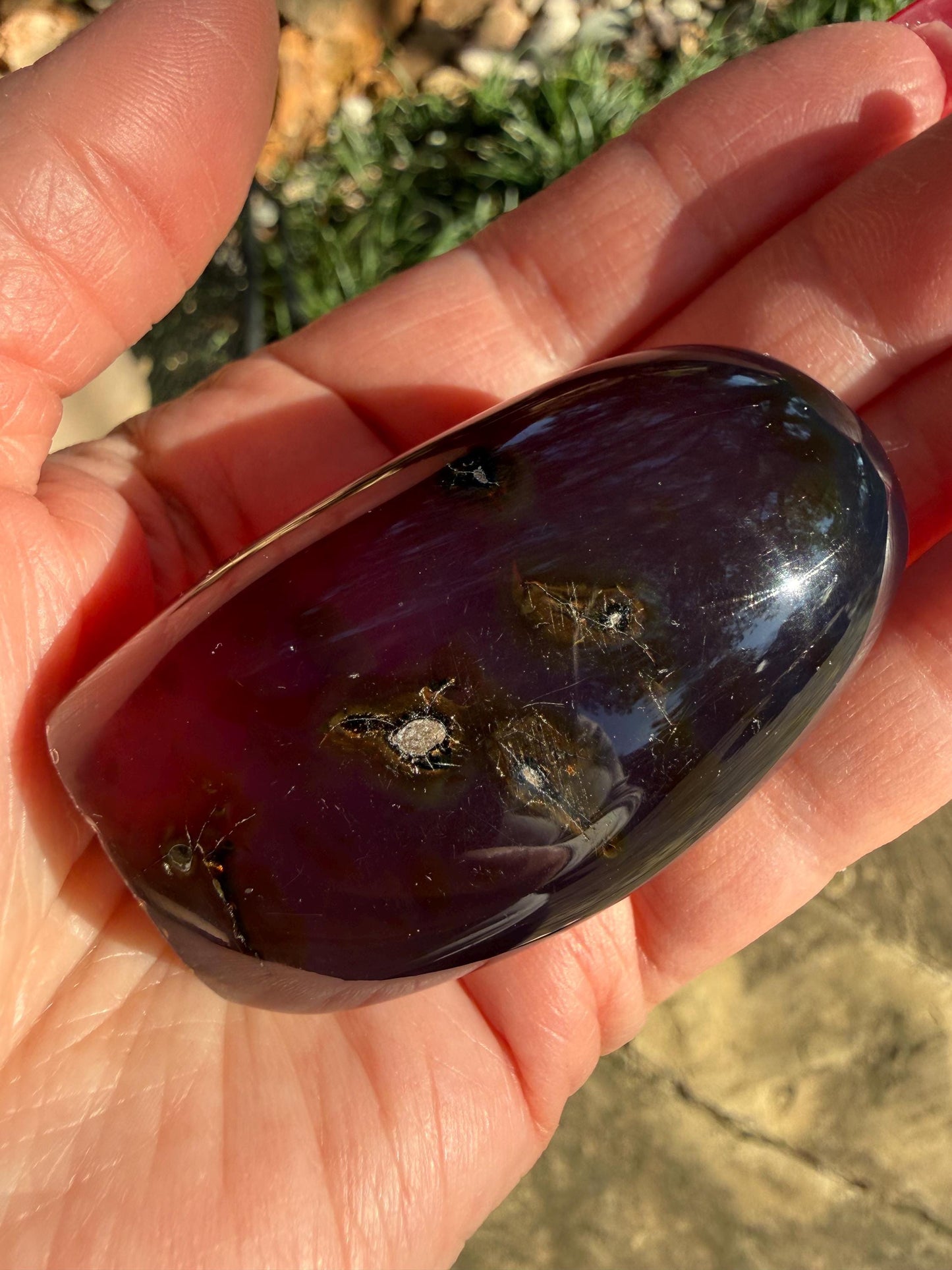 Polished authentic amber Freeform, altar, gift, high vibration crystals, crystal healing, 2.25”