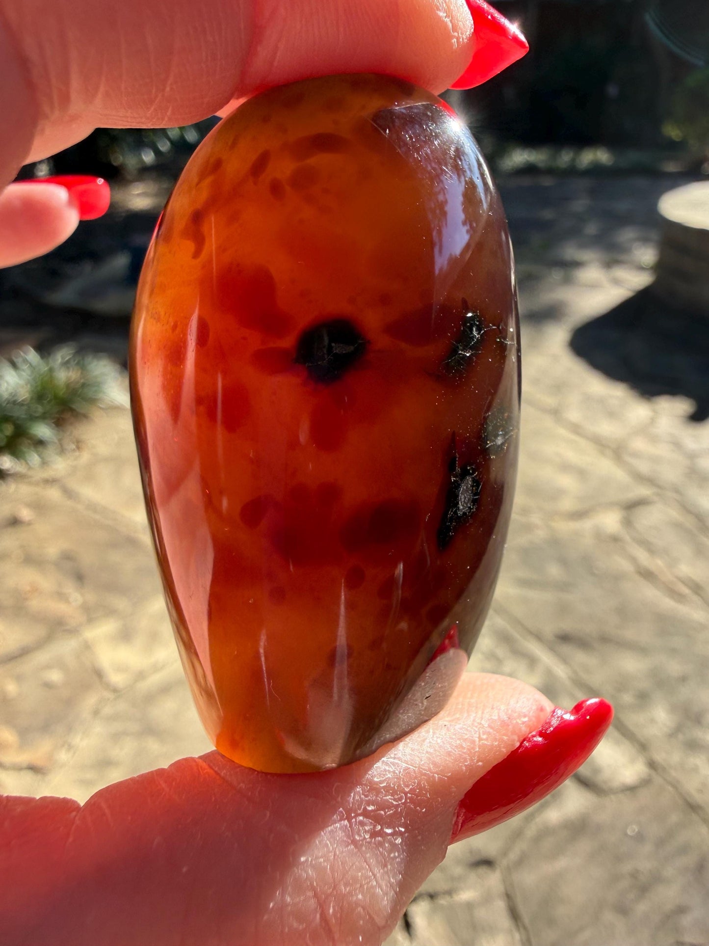 Polished authentic amber Freeform, altar, gift, high vibration crystals, crystal healing, 2.25”