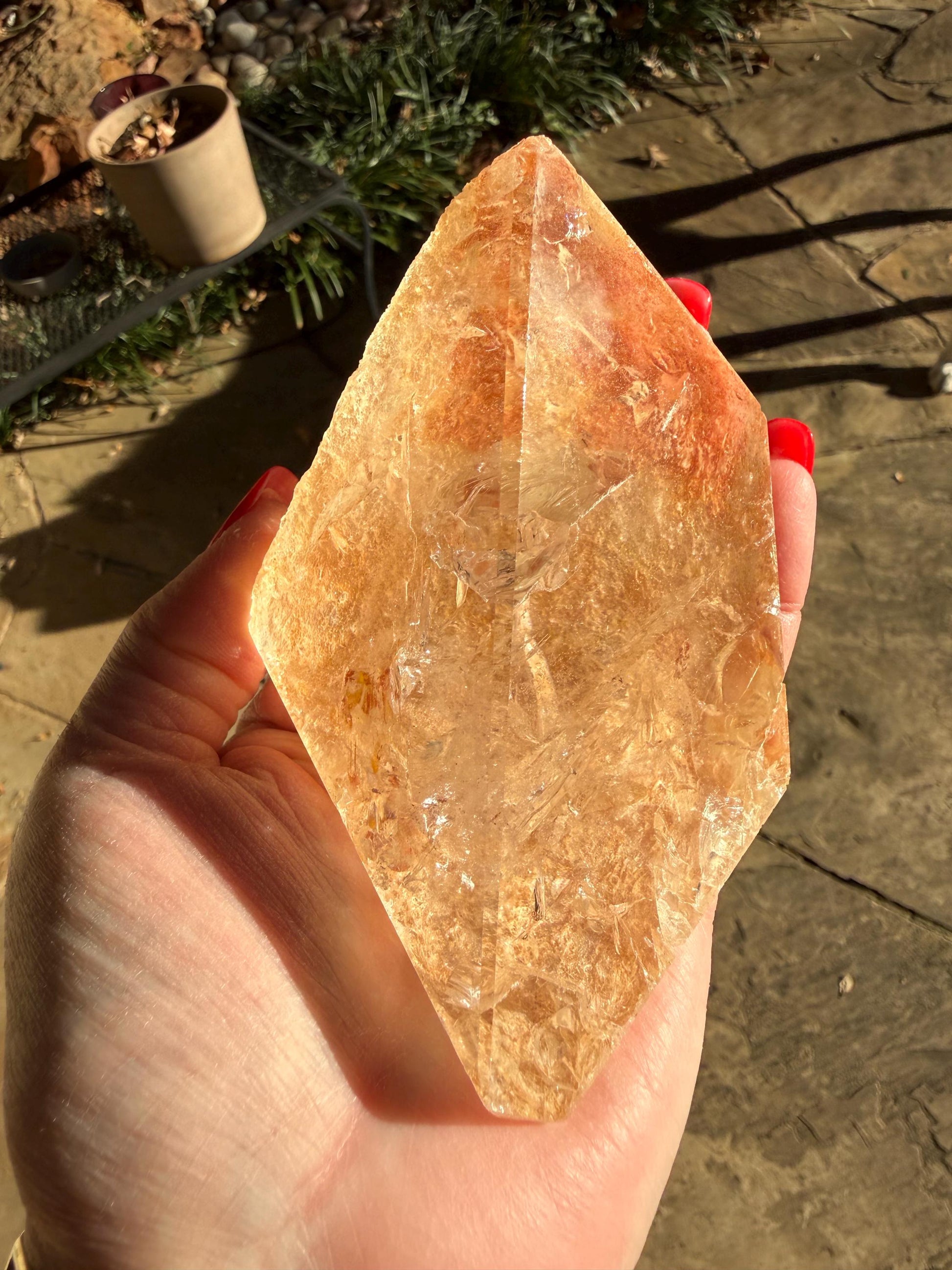 Golden Healer Dragon egg, new, altar, gifts, crystal healing, high vibration crystals, 4.25”