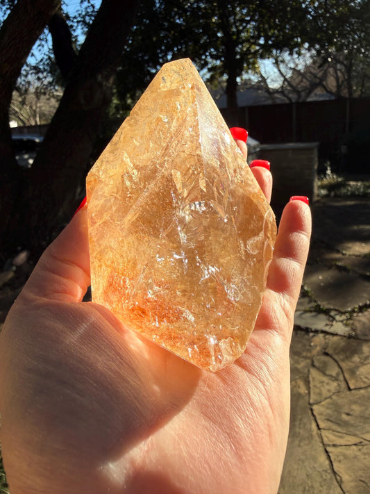 Golden Healer Dragon egg, new, altar, gifts, crystal healing, high vibration crystals, 4.25”