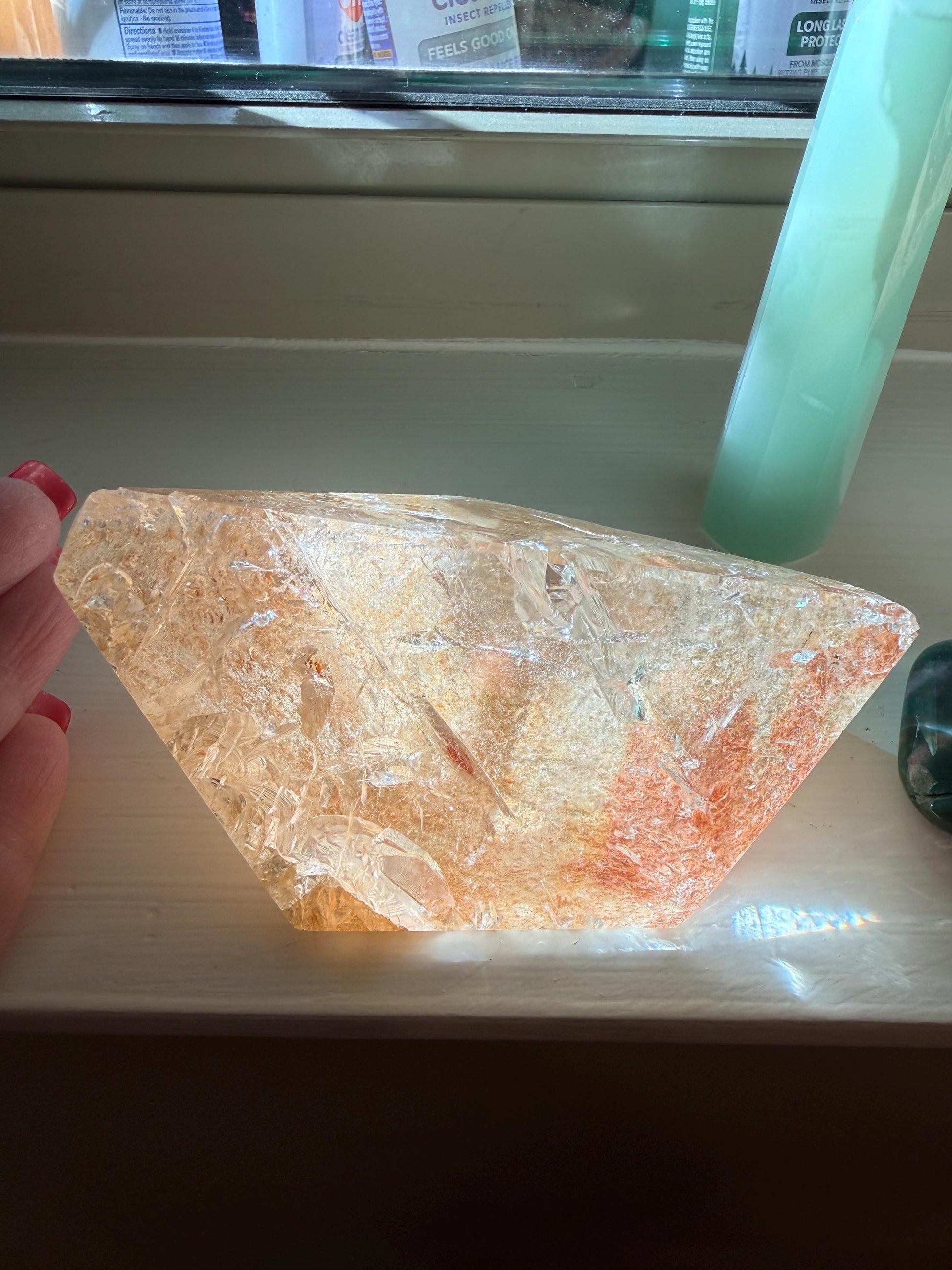 Golden Healer Dragon egg, new, altar, gifts, crystal healing, high vibration crystals, 4.25”