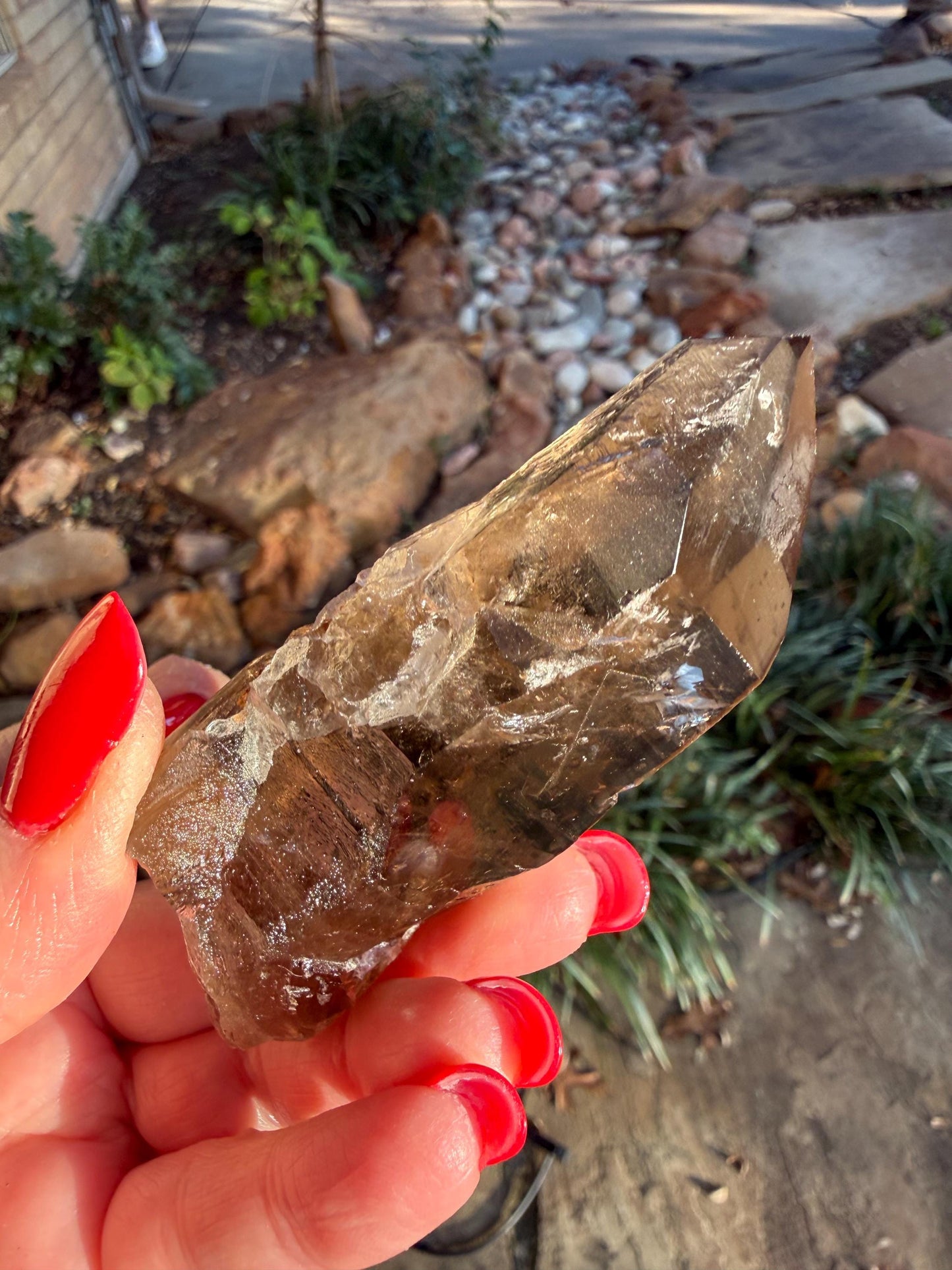 Smoky Lemurian wand, 3.5”, record keepers, high vibration crystals, crystal healing, gift