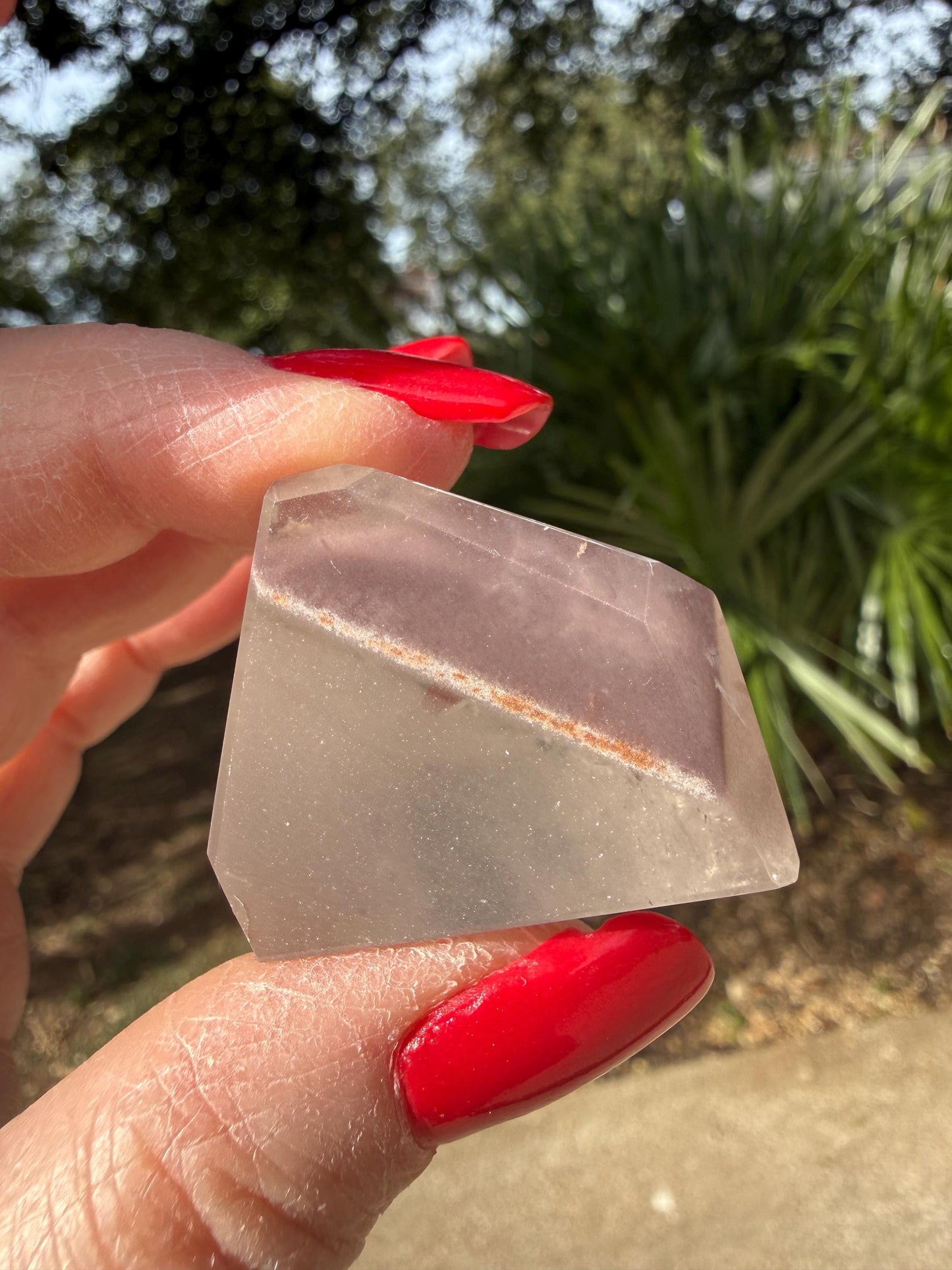 Rare Pink Lithium Lemurian, new, high quality, 1.75”, crystal healing, gift