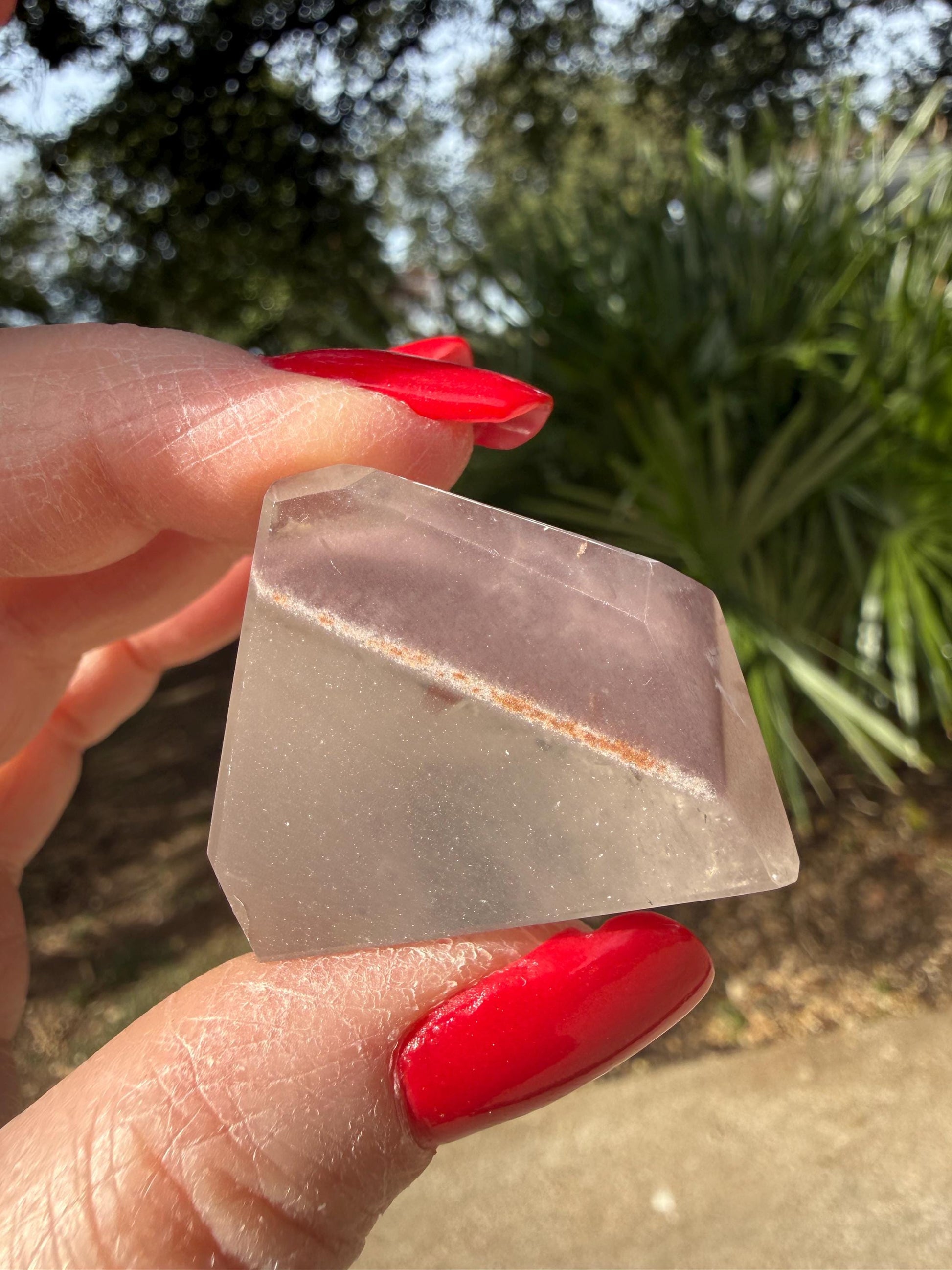 Rare Pink Lithium Lemurian, new, high quality, 1.75”, crystal healing, gift