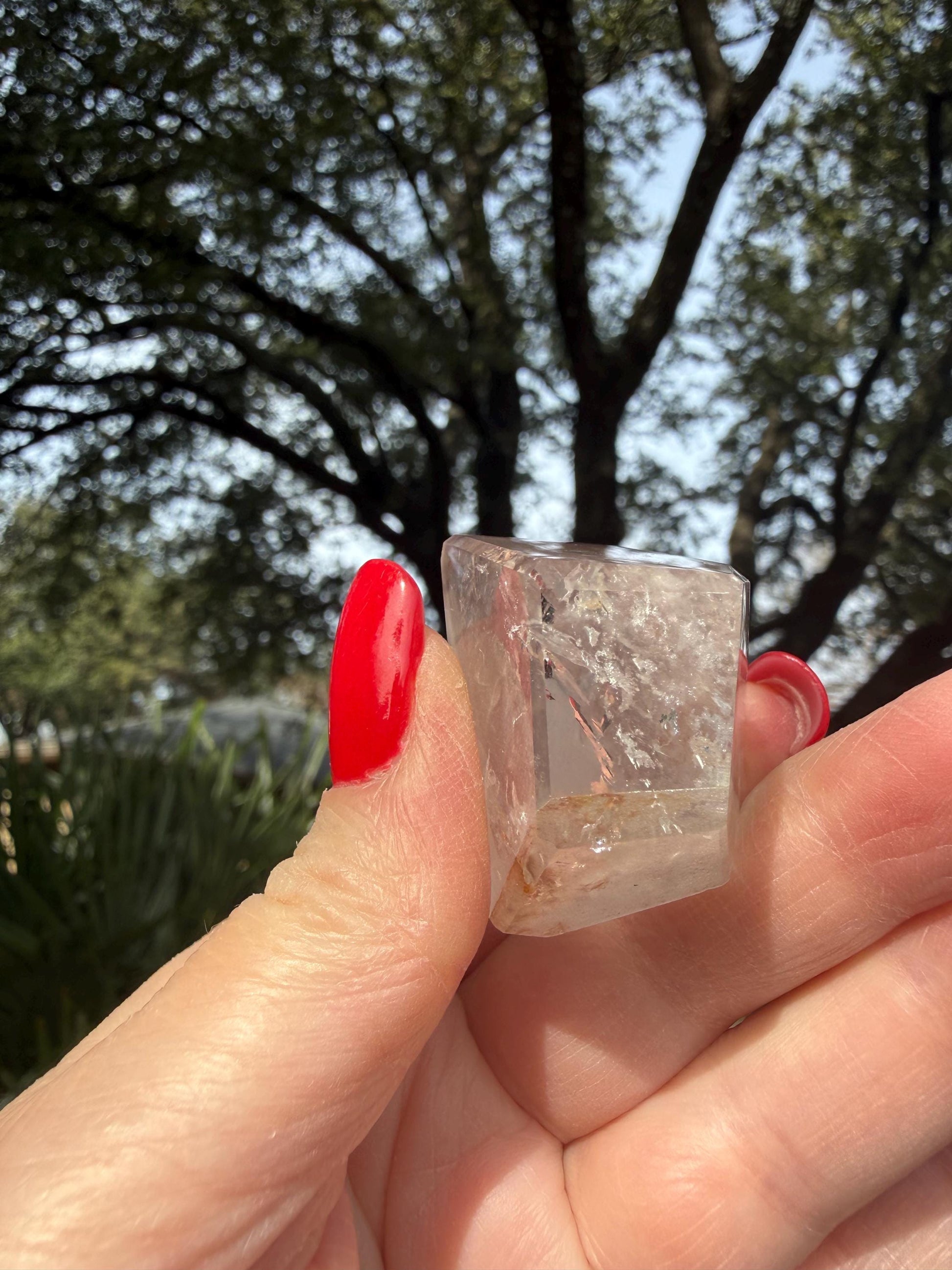 Rare Pink Lithium Lemurian, new, high quality, 1.75”, crystal healing, gift