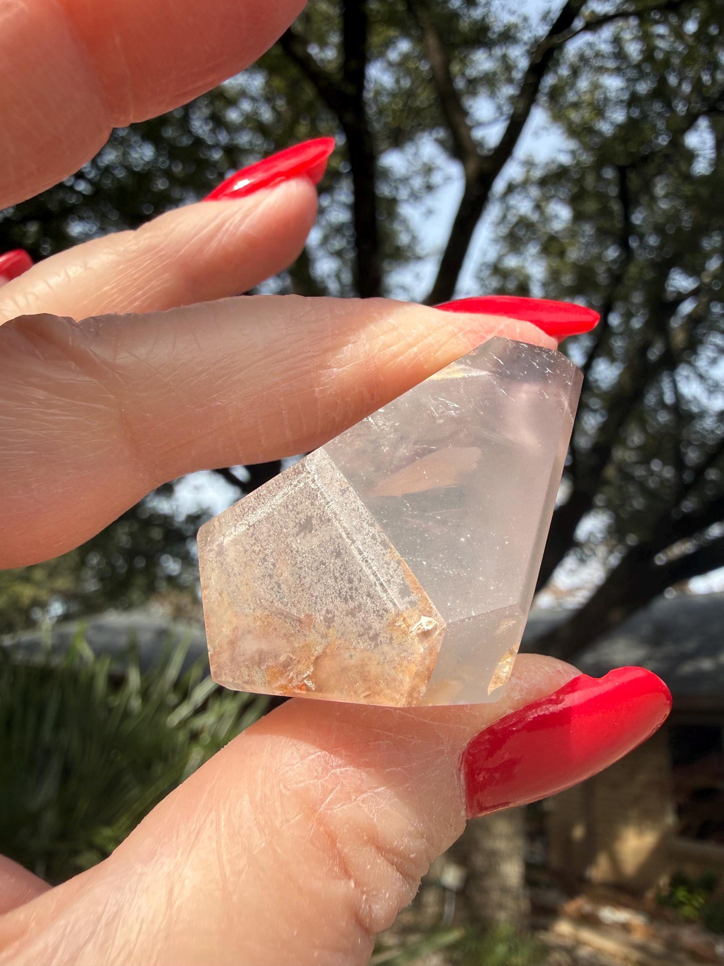 Rare Pink Lithium Lemurian, new, high quality, 1.75”, crystal healing, gift