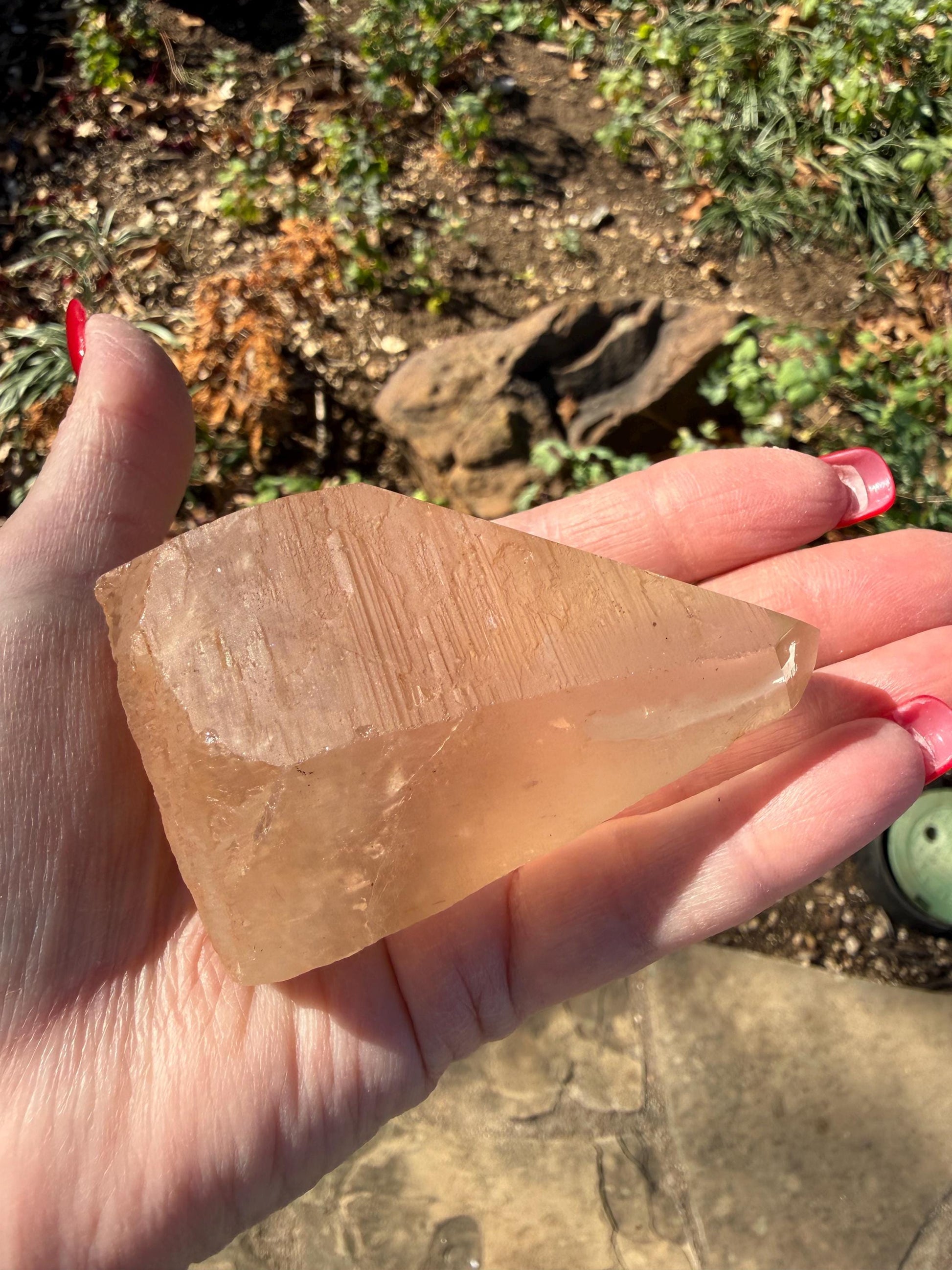 Rare Record Keeper Gold Lemurian, new, high quality, 3.5”, crystal healing, gift