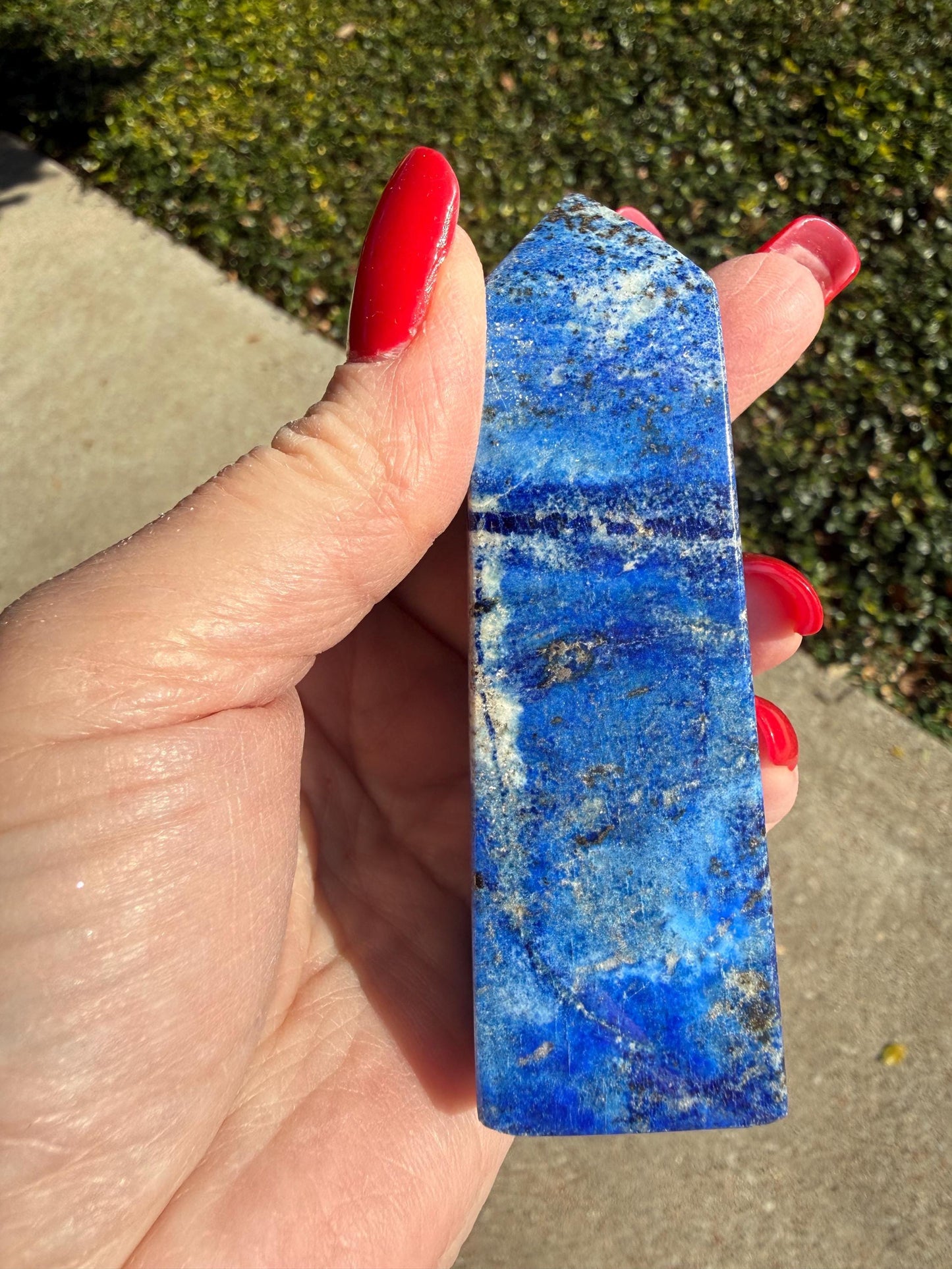 Lapis Lazuli Tower AAA, 3.7”, New, Crystal Healing, Gift, Altar, High Vibration Crystals