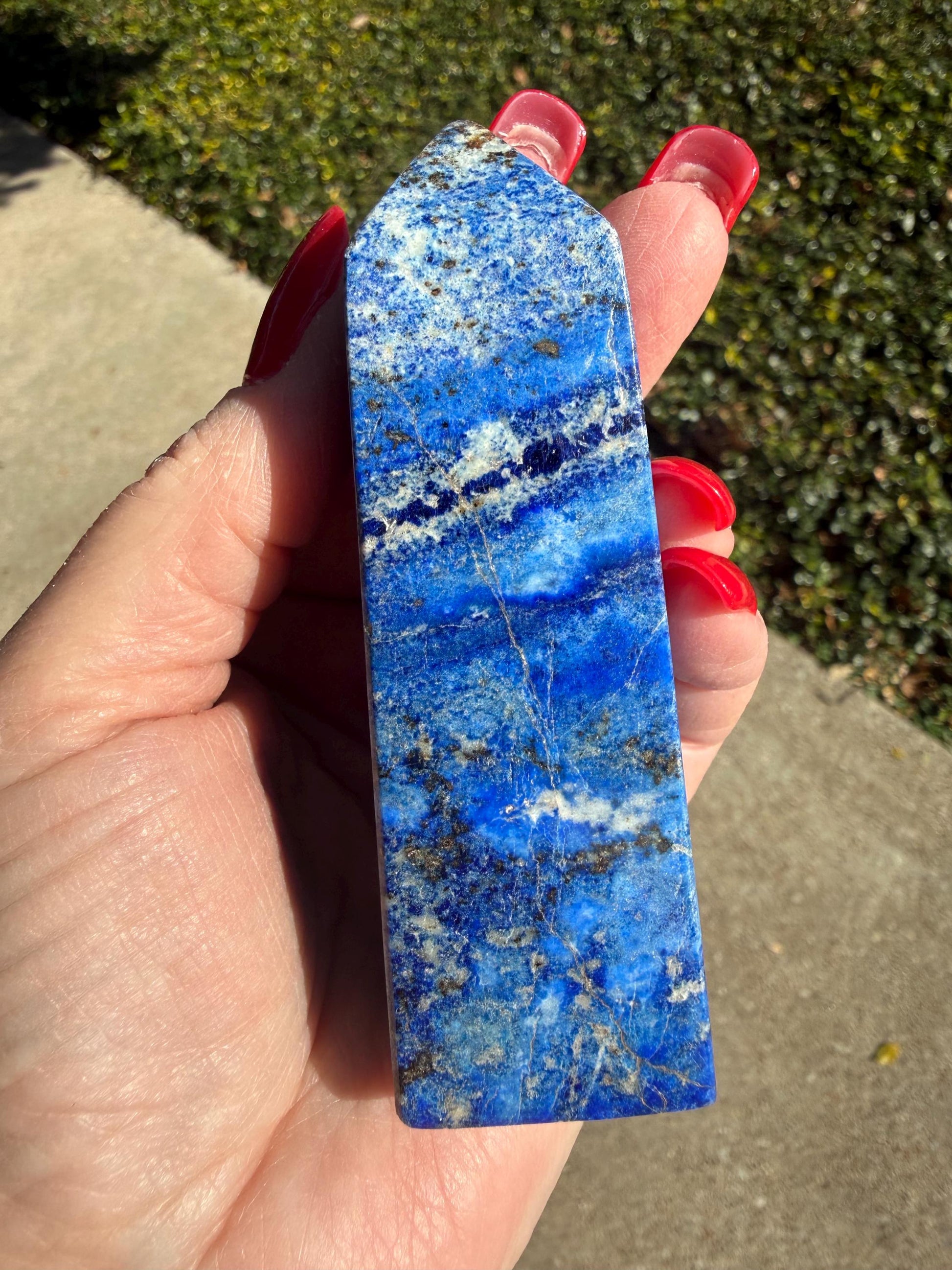 Lapis Lazuli Tower AAA, 3.7”, New, Crystal Healing, Gift, Altar, High Vibration Crystals