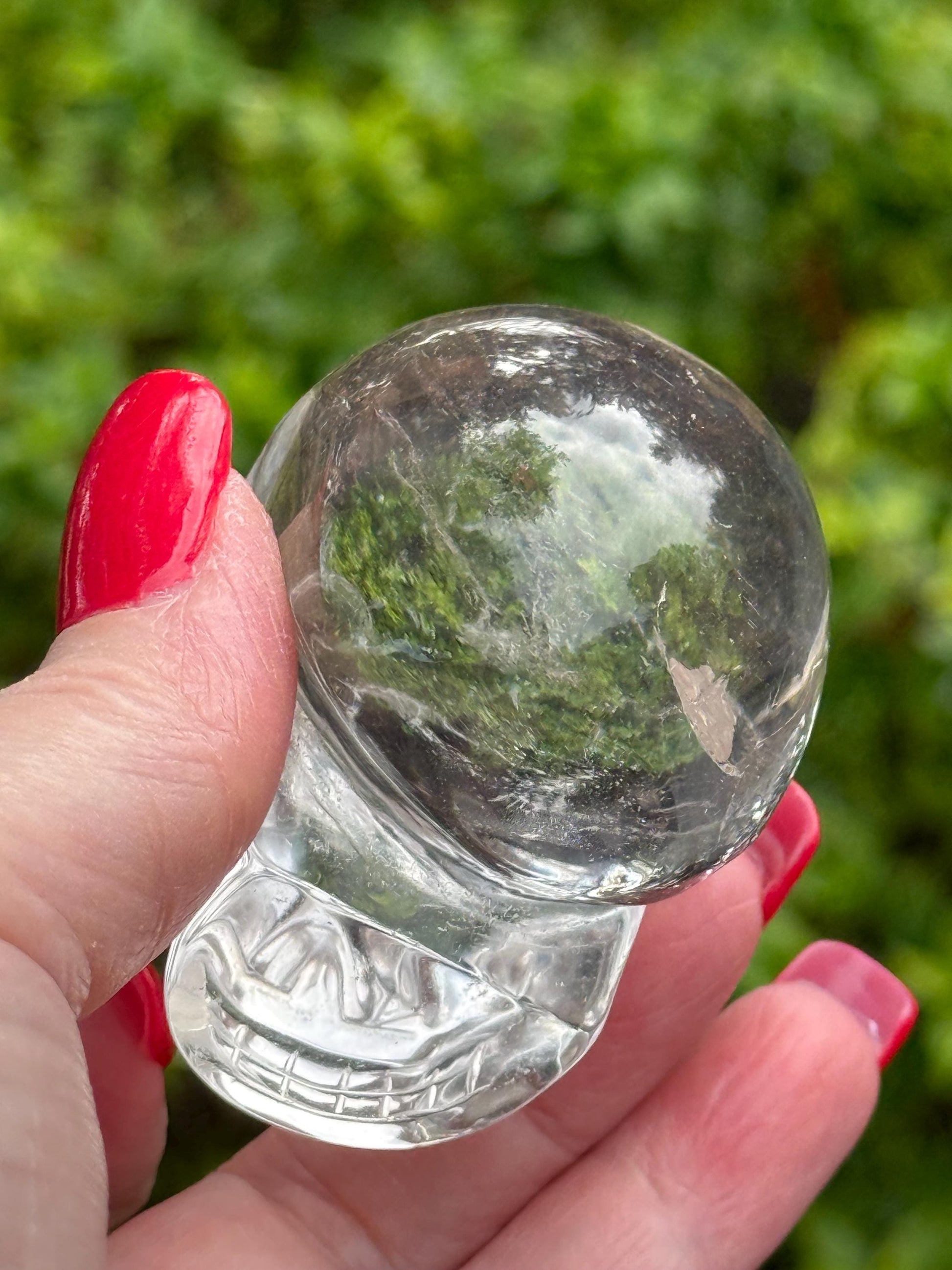 Lemurian Quartz stunning skull carving, high vibration crystals, altar, 2”, Raguel