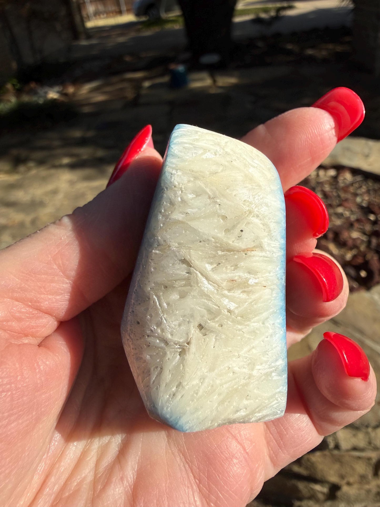 Nakauriite freeform, Blue Ice, Glacierite, 2”, new, gift, altar, crystals, high vibration crystals, rare