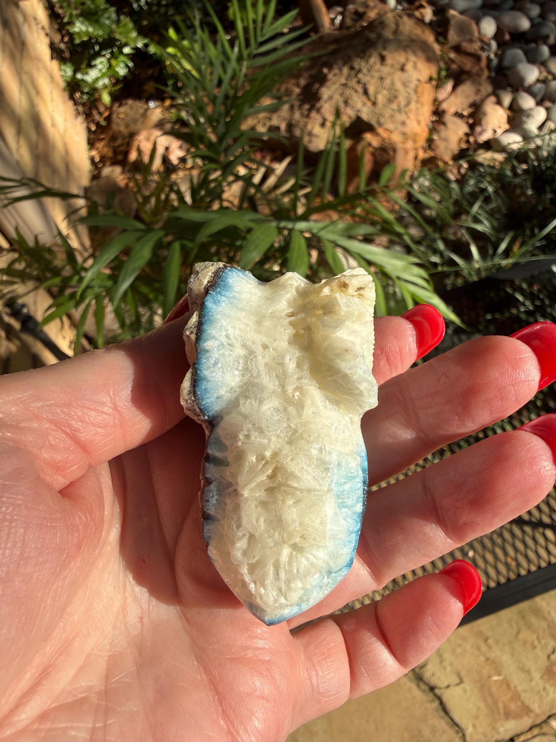 Nakauriite Blue Ice Glacierite Dragon, 2.75”, new, gift, altar, crystals, high vibration crystals, statement piece, rare
