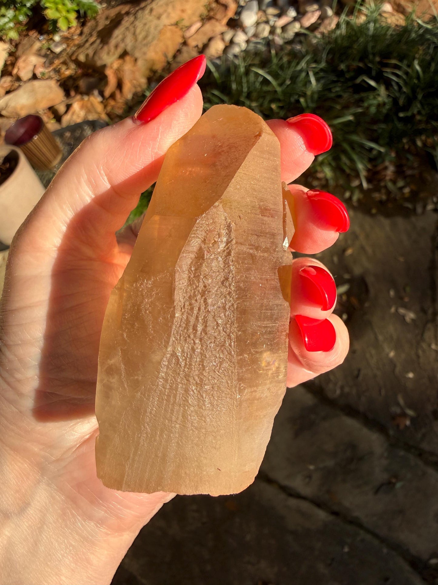 Rare Record Keeper Gold Twin Crossed Penetrator Lemurian, new, high quality, 3”, crystal healing, gift