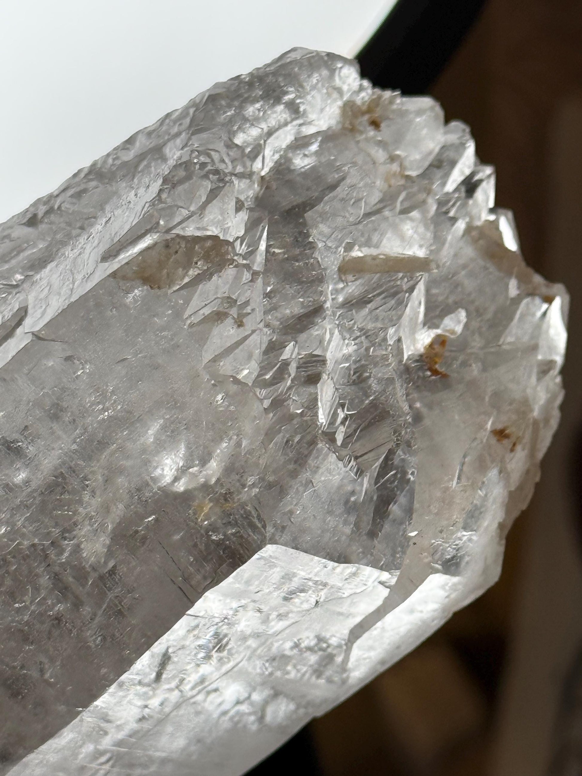 Mystical Sugared Singing Laser Lemurian Shaman’s Wand Staff, Rare, New, gift, 1.15.8 lbs , 9” statement piece, high vibration crystals