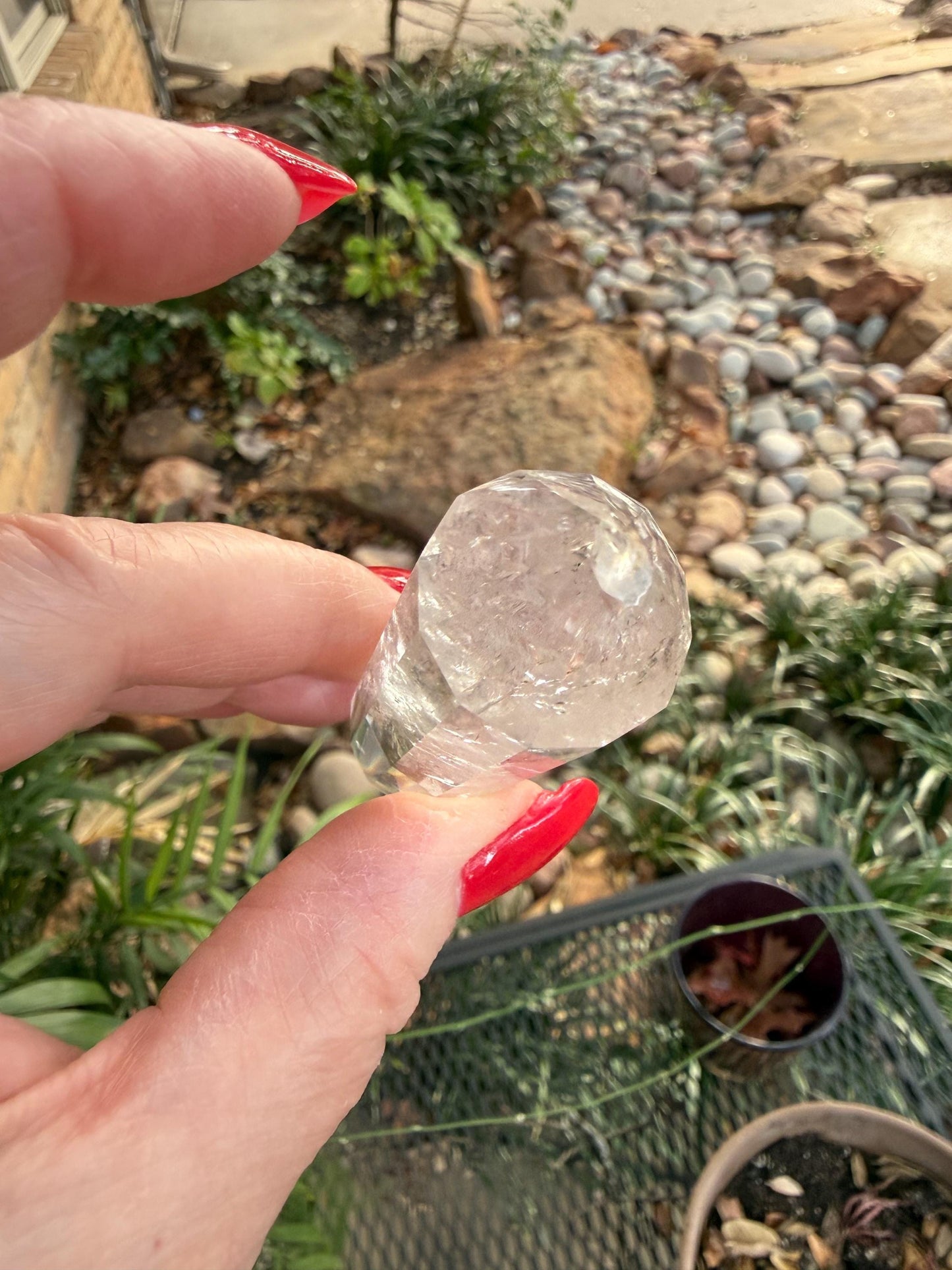 Lemurian Quartz Vogel Wand, High Vibration Crystal Healing, 2.75”