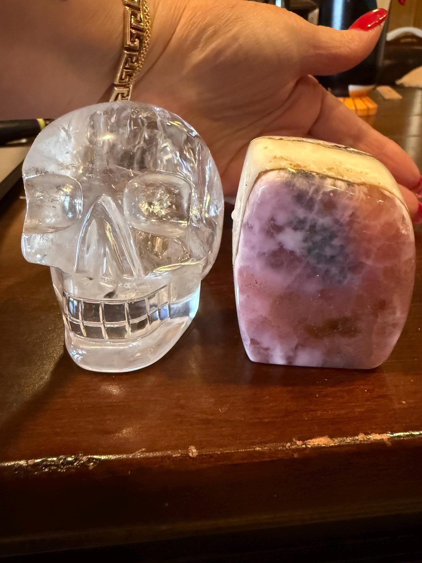 Sweet Heart-Opening Pink Aragonite Polished Rough, 2.25”, New, Crystal Healing, Gift, Altar, High Vibration Crystals