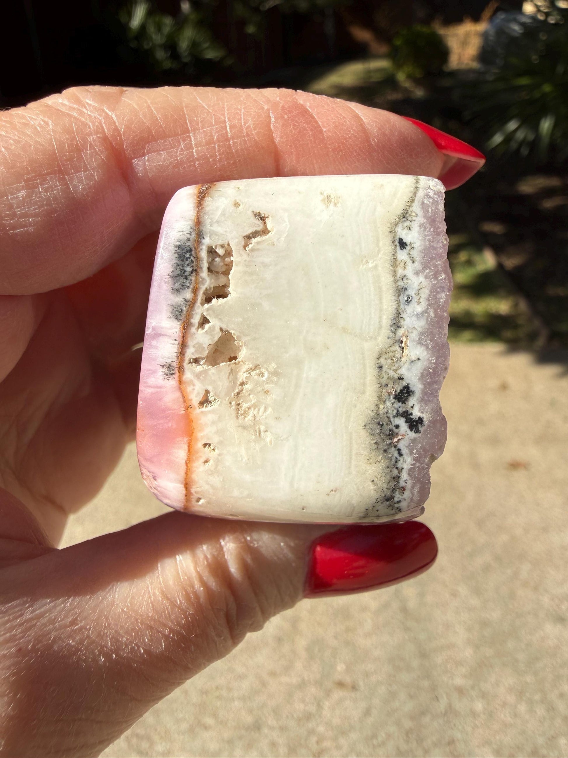 Sweet Heart-Opening Pink Aragonite Polished Rough, 2.25”, New, Crystal Healing, Gift, Altar, High Vibration Crystals