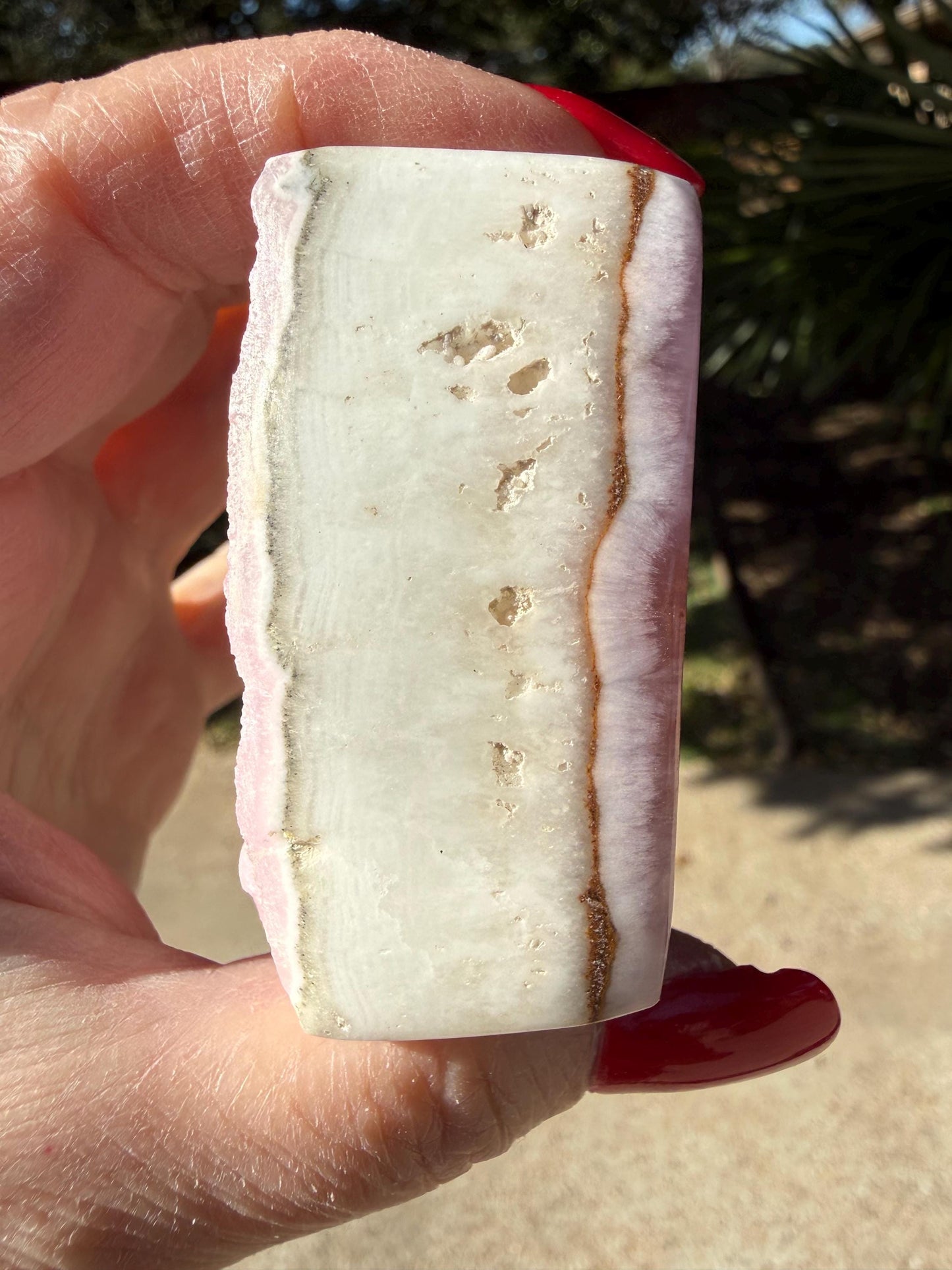 Sweet Heart-Opening Pink Aragonite Polished Rough, 2.25”, New, Crystal Healing, Gift, Altar, High Vibration Crystals