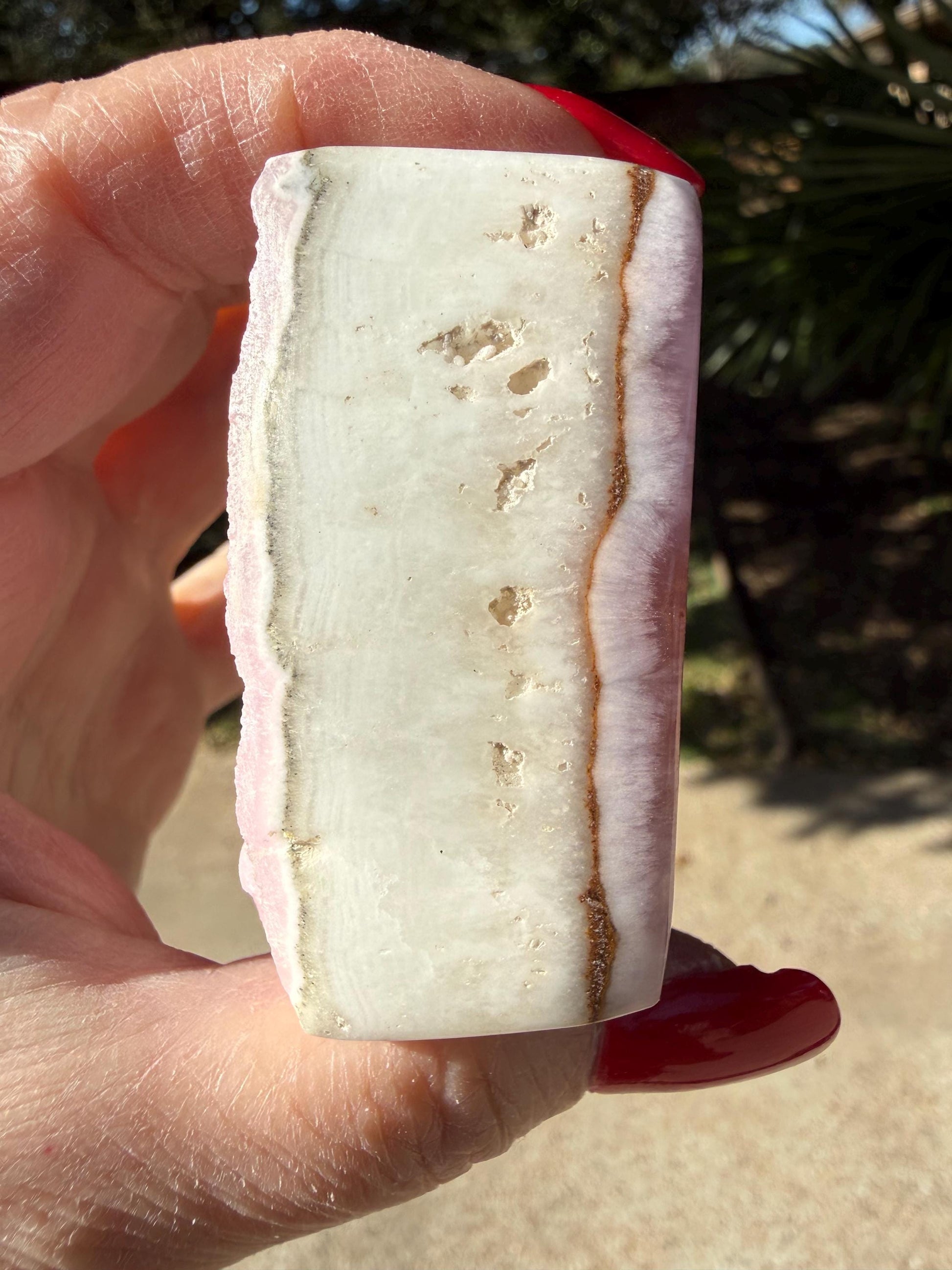 Sweet Heart-Opening Pink Aragonite Polished Rough, 2.25”, New, Crystal Healing, Gift, Altar, High Vibration Crystals