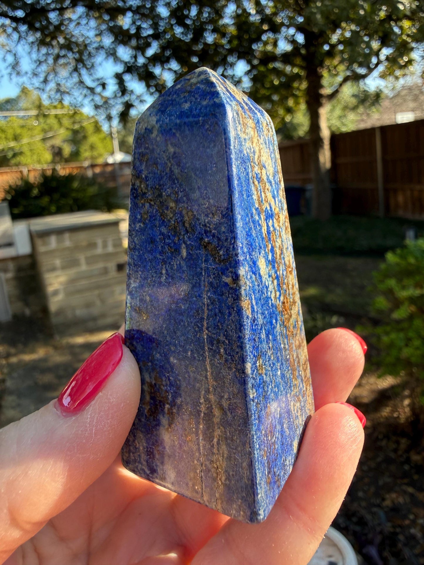 Lapis Lazuli Tower AAA, 3.2”, New, Crystal Healing, Gift, Altar, High Vibration Crystals