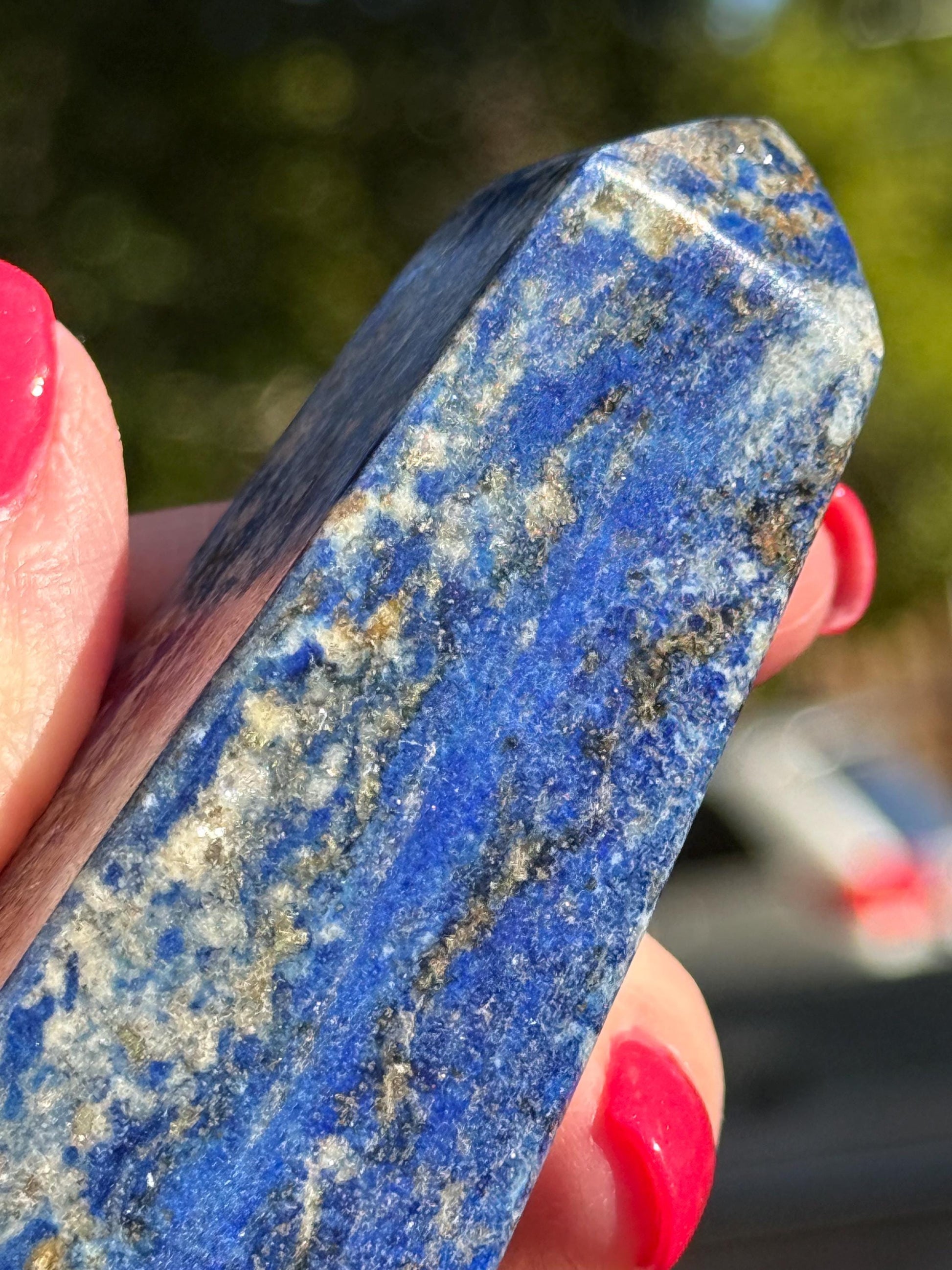 Lapis Lazuli Tower AAA, 3.2”, New, Crystal Healing, Gift, Altar, High Vibration Crystals