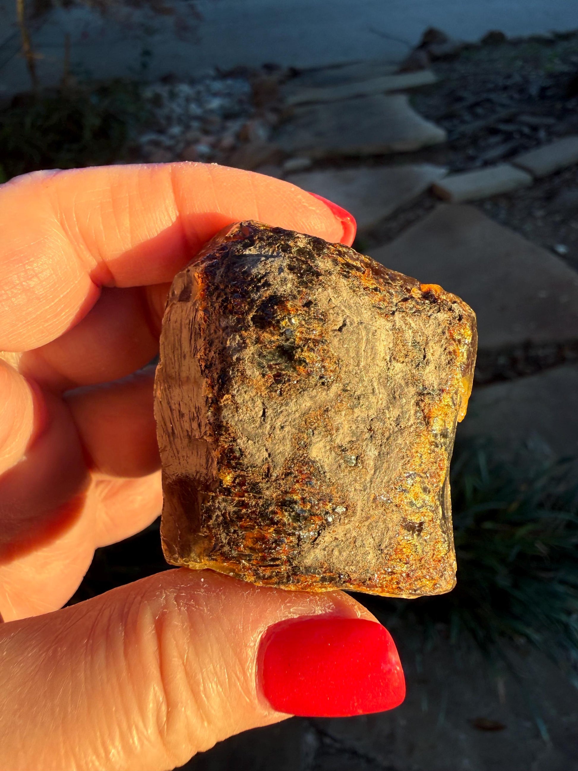 Raw amber chunk, New, altar, gift, high vibration crystals, natural, crystal healing, 1.5”