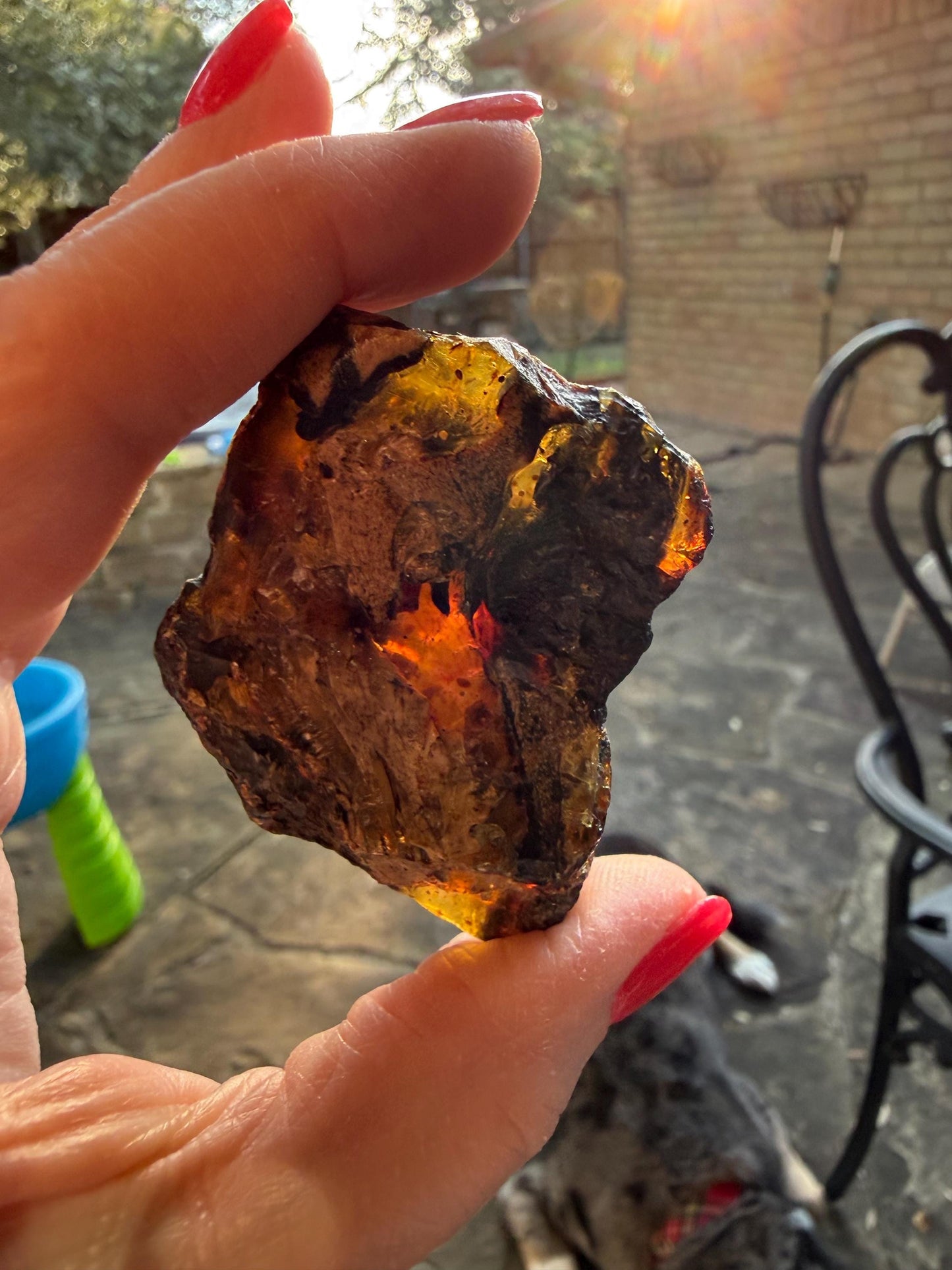 Raw amber chunk, New, altar, gift, high vibration crystals, natural, crystal healing, 1”