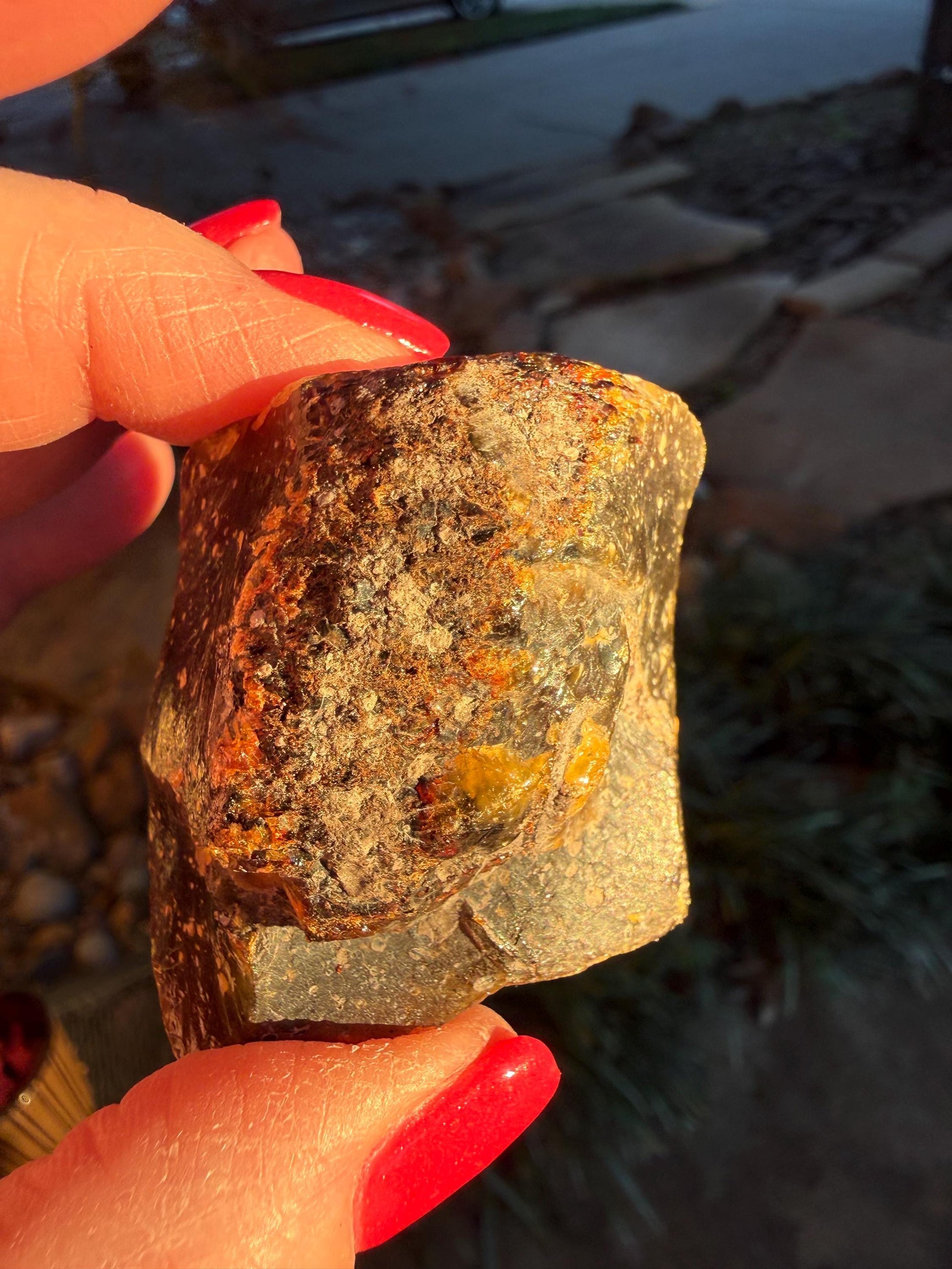 Raw amber chunk, New, altar, gift, high vibration crystals, natural, crystal healing, 1”