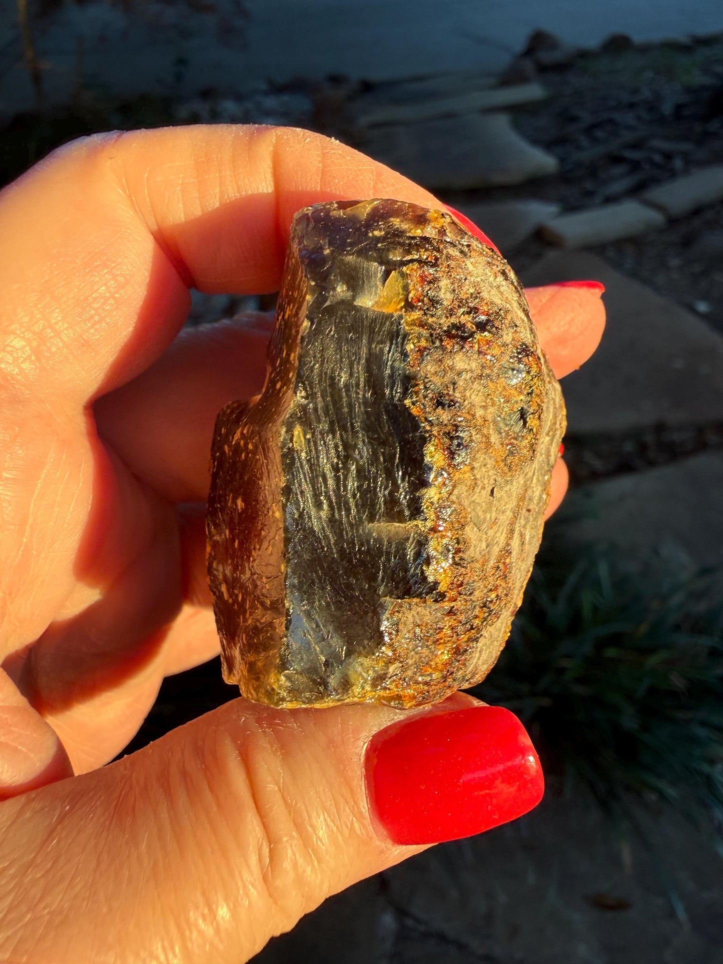 Raw amber chunk, New, altar, gift, high vibration crystals, natural, crystal healing, 1”