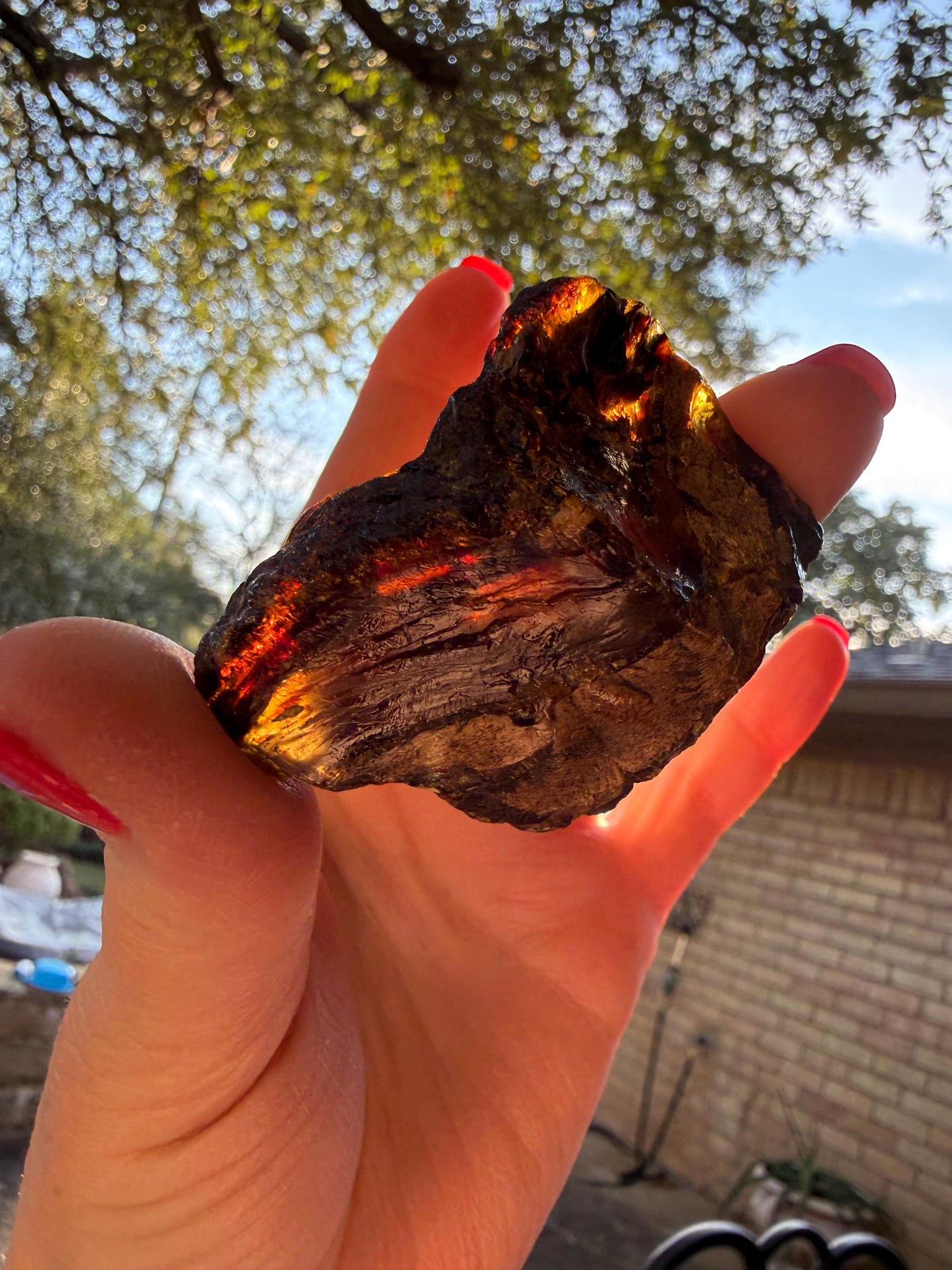 Raw amber chunk, New, altar, gift, high vibration crystals, natural, crystal healing, 1”