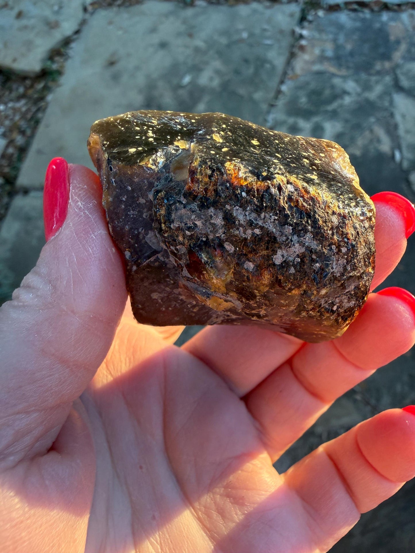 Raw amber chunk, New, altar, gift, high vibration crystals, natural, crystal healing, 1”