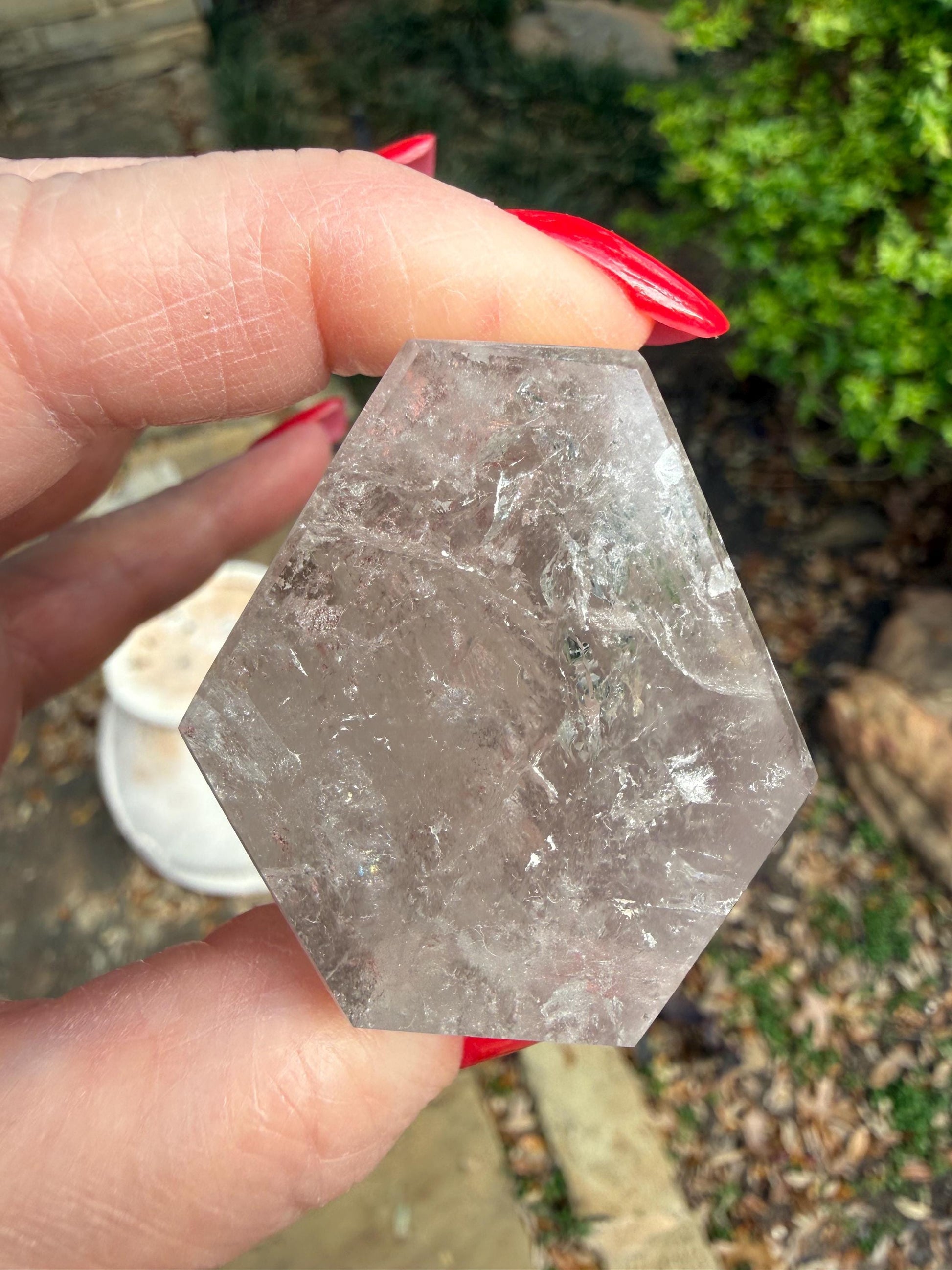 Large Rare Pink Lithium Lemurian, new, high quality, 2.75”, crystal healing, gift