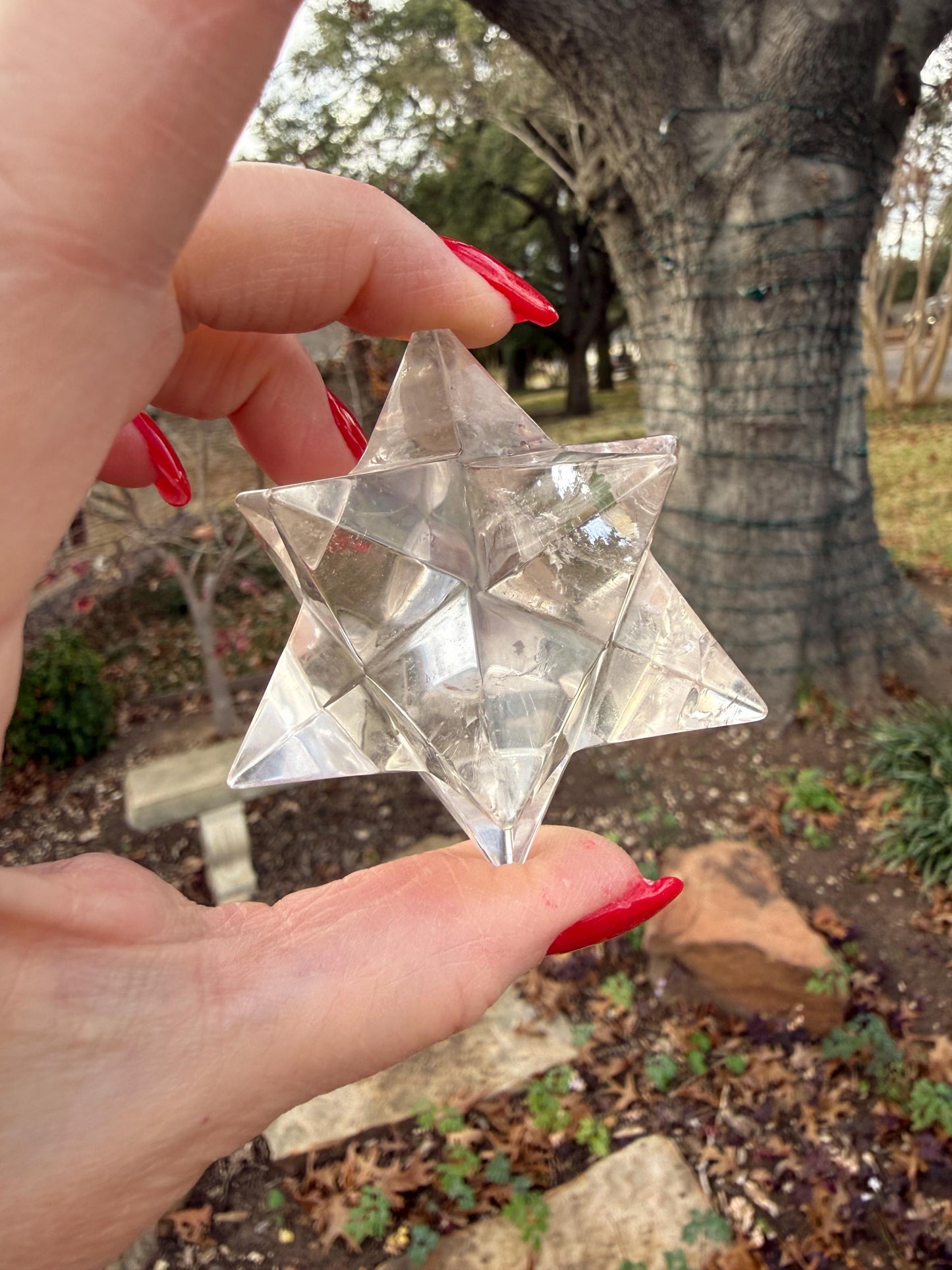 Lemurian Quartz Moravian Merkaba Star 2.5”, high vibration crystals, crystal healing, gift