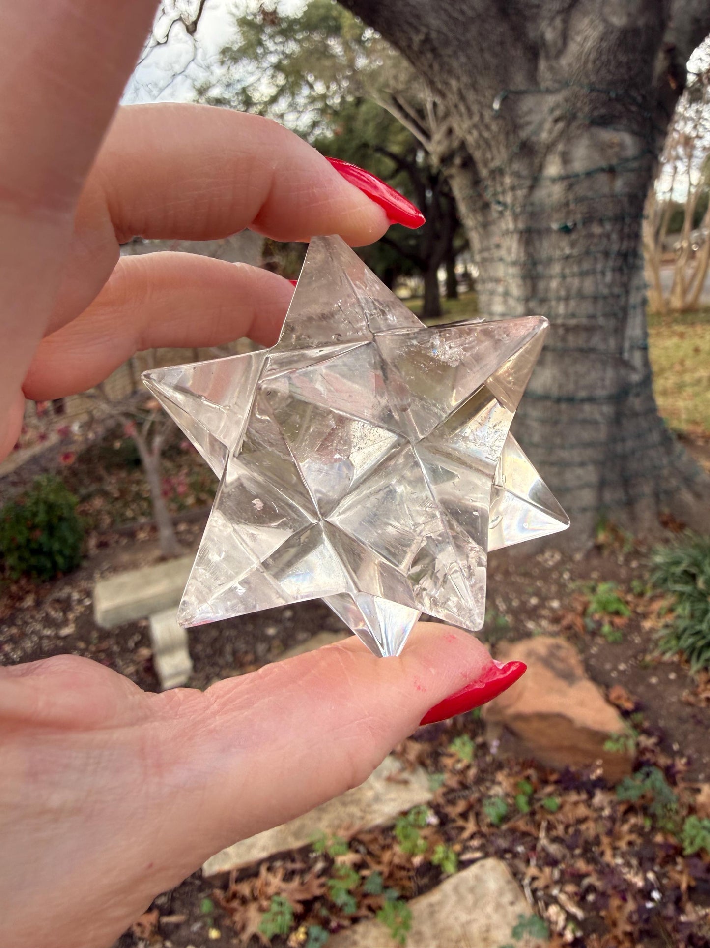 Lemurian Quartz Moravian Merkaba Star 2.5”, high vibration crystals, crystal healing, gift