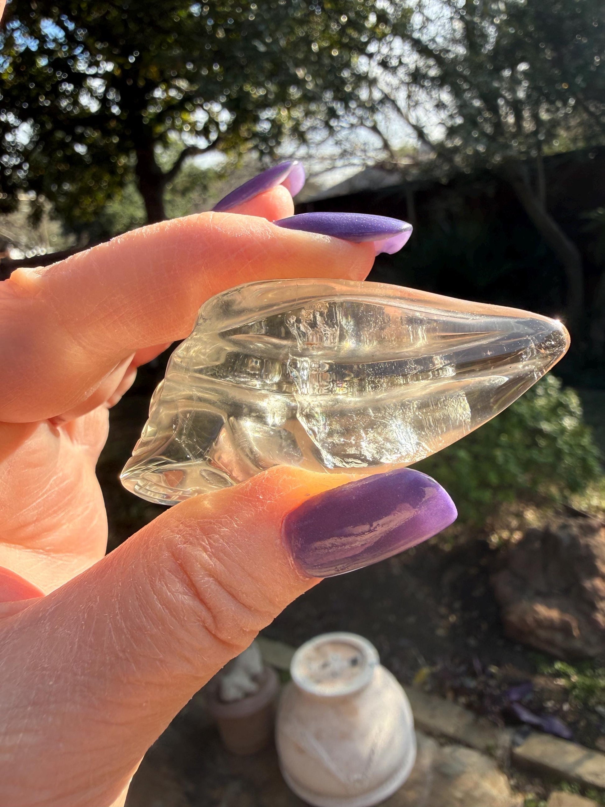 Citrine Travelers Skull, 2.3”, gifts, high vibration crystals, crystal healing, abundance skulls