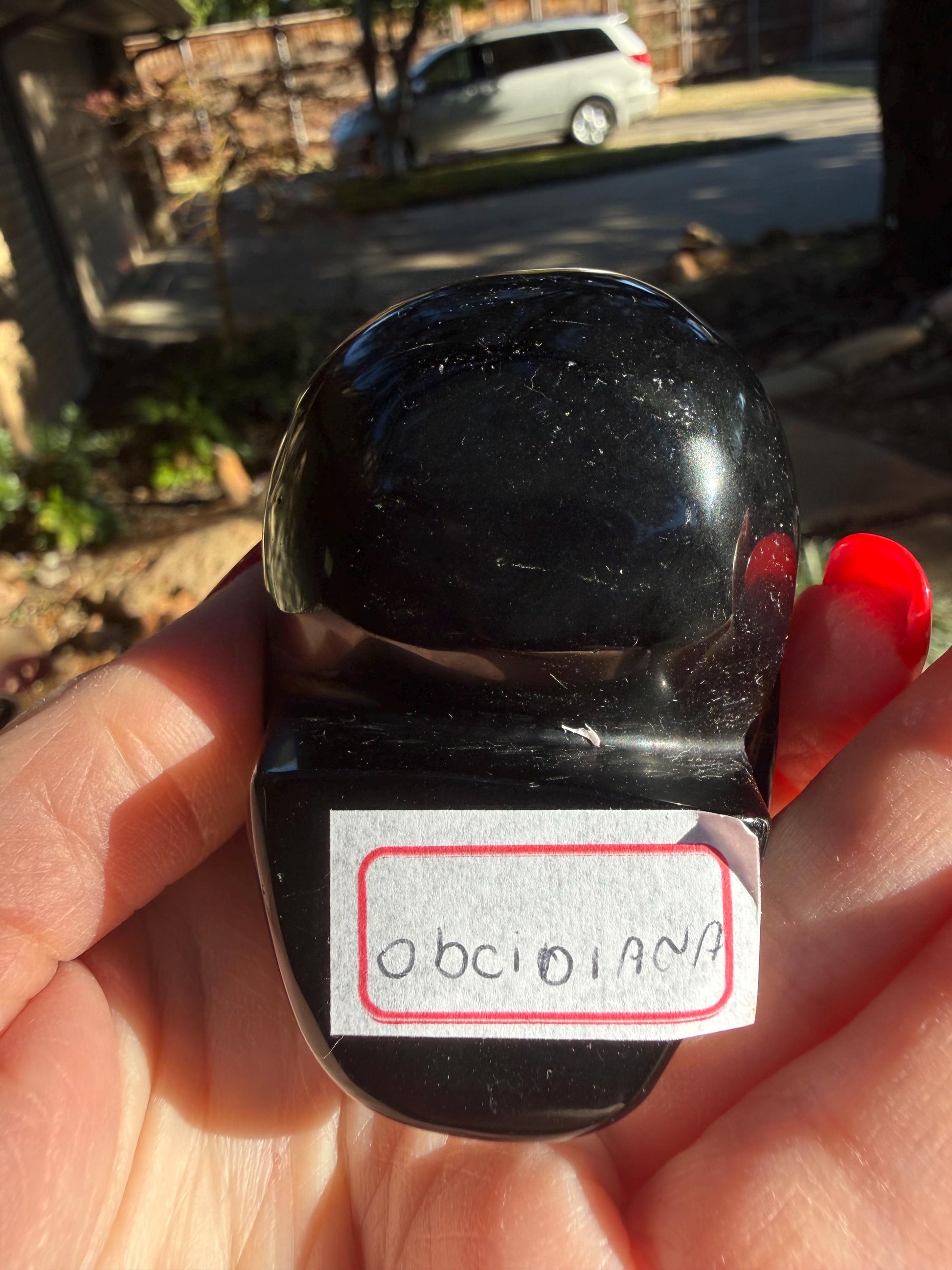 Black Obsidian Skull, 2.5”, crystal healing, crystals gift, reiki
