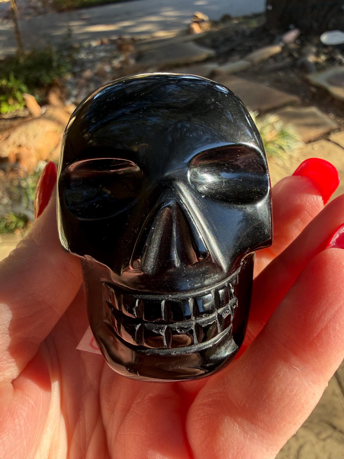 Black Obsidian Skull, 2.5”, crystal healing, crystals gift, reiki