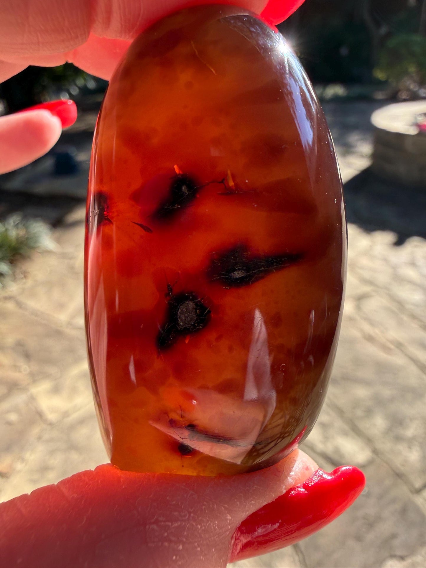 Polished authentic amber Freeform, altar, gift, high vibration crystals, crystal healing, 2.25”