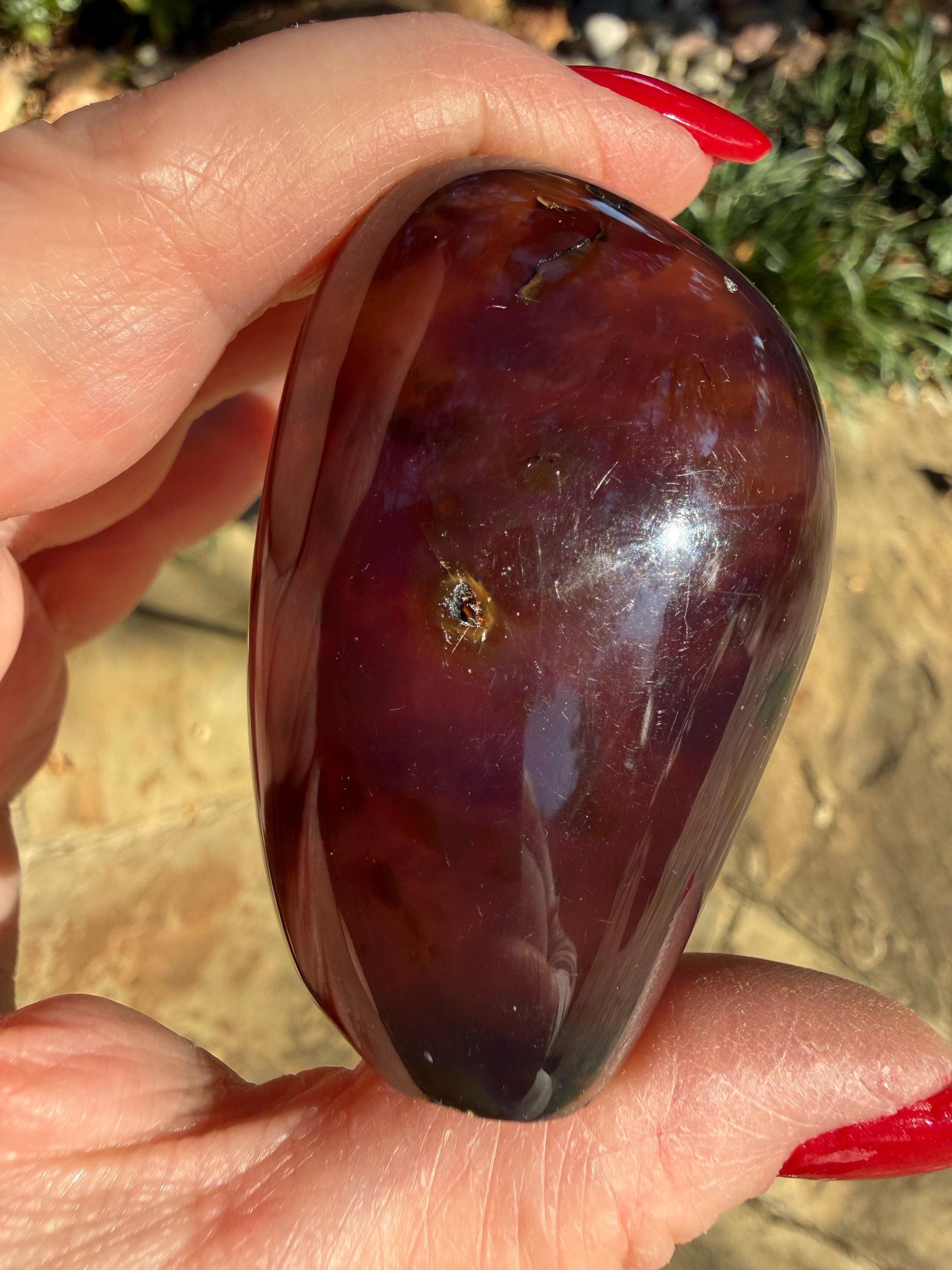 Polished authentic amber Freeform, altar, gift, high vibration crystals, crystal healing, 2.25”