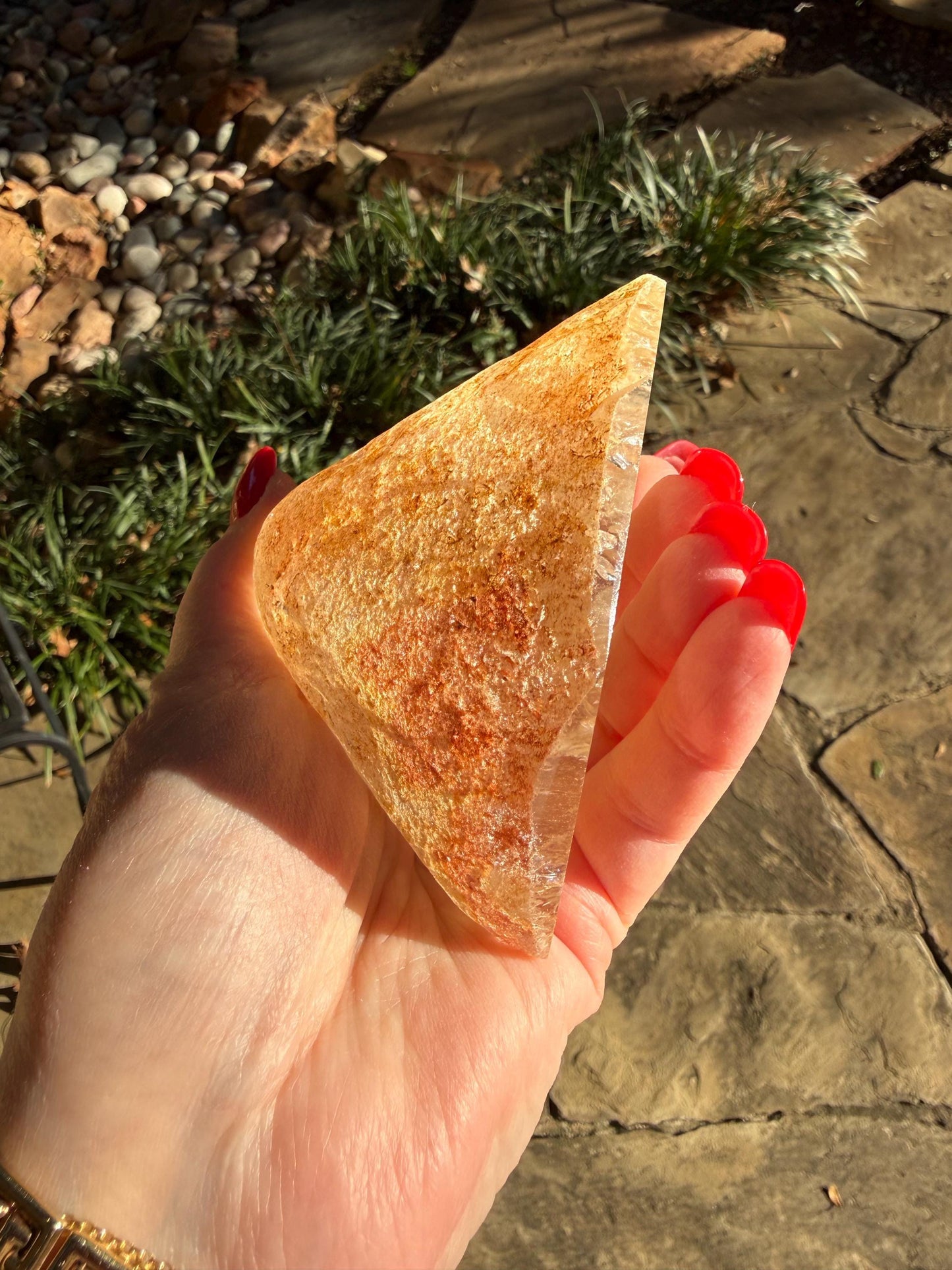 Golden Healer Dragon egg, new, altar, gifts, crystal healing, high vibration crystals, 4.25”