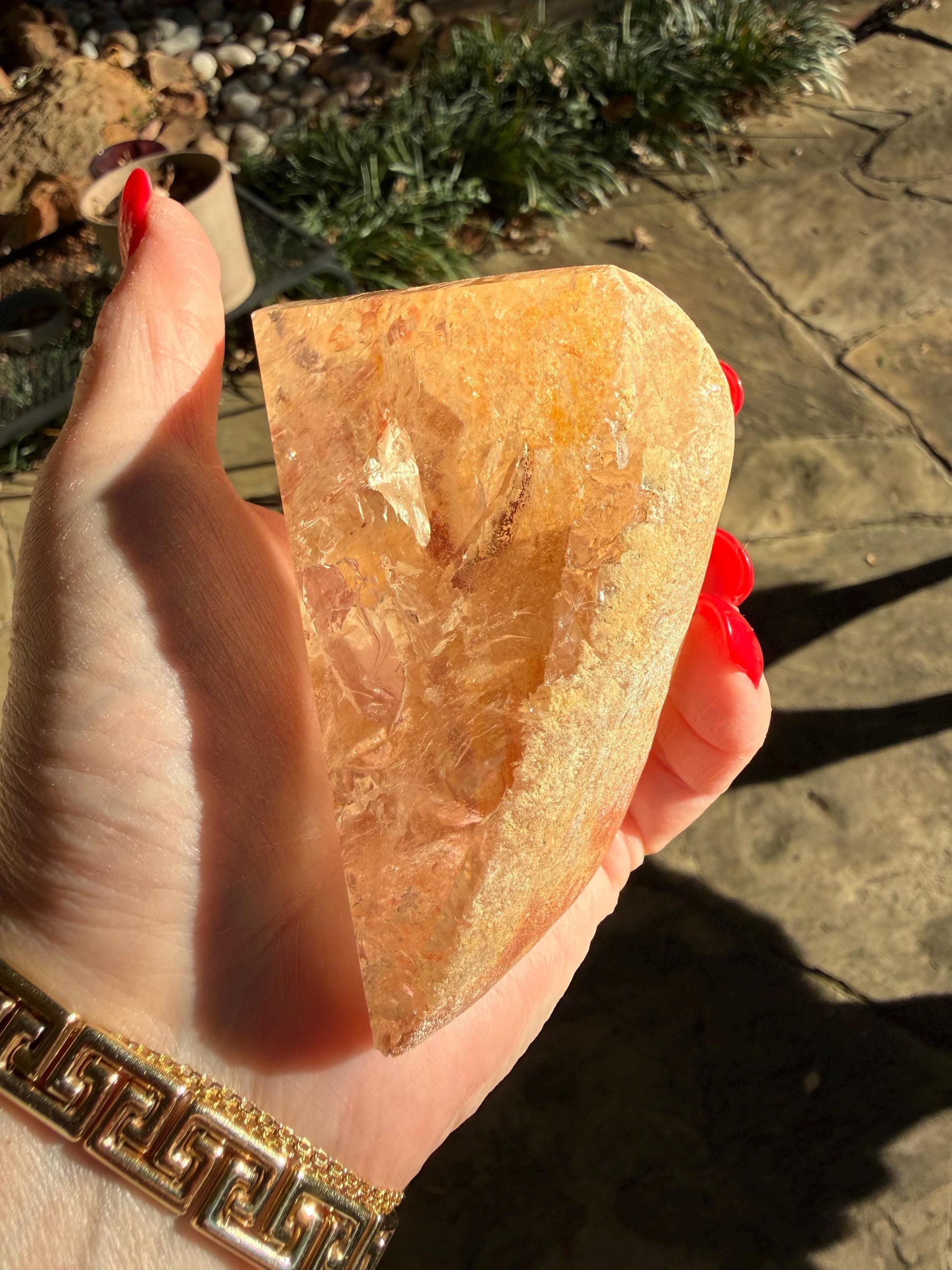 Golden Healer Dragon egg, new, altar, gifts, crystal healing, high vibration crystals, 4.25”