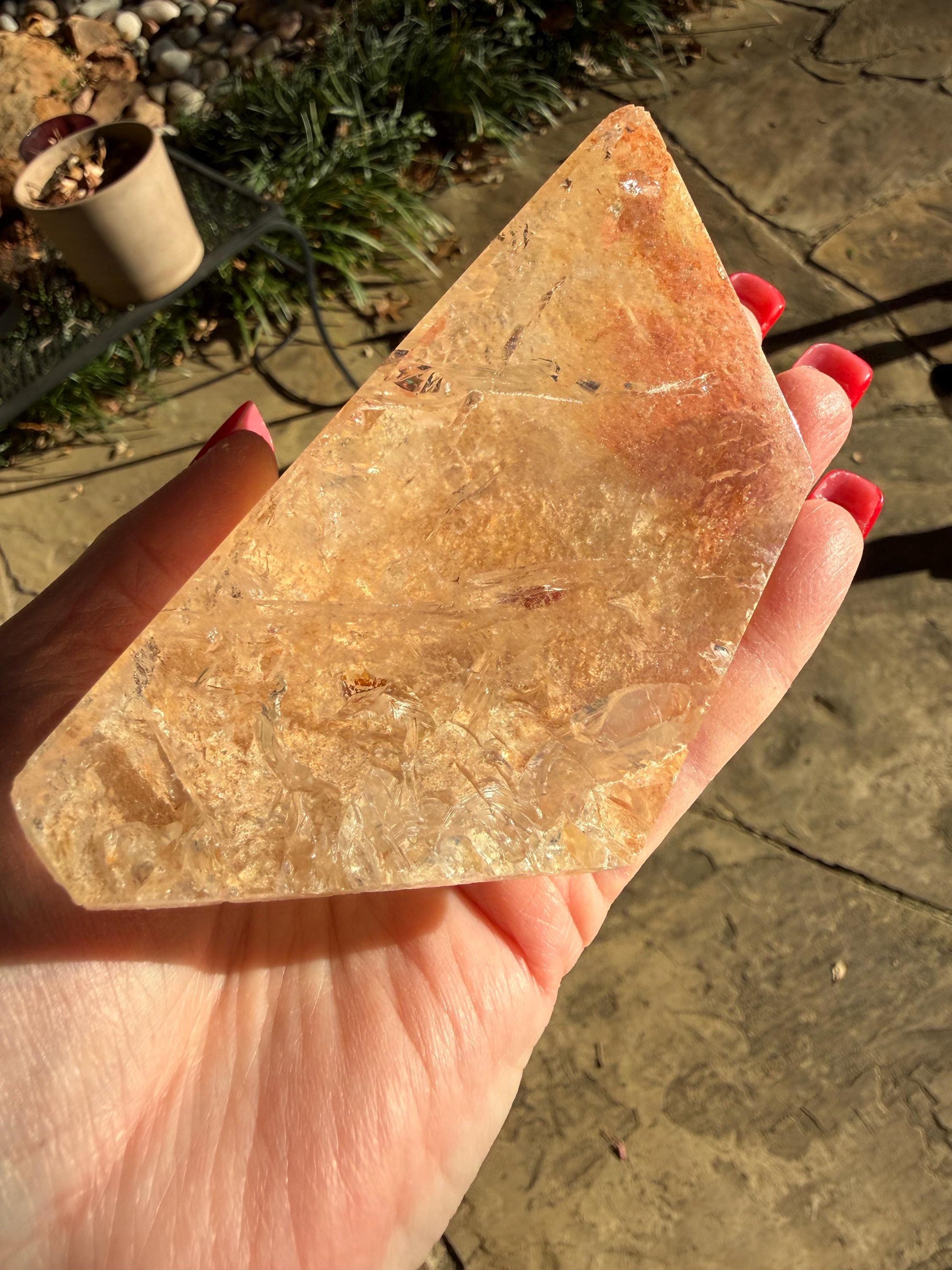 Golden Healer Dragon egg, new, altar, gifts, crystal healing, high vibration crystals, 4.25”